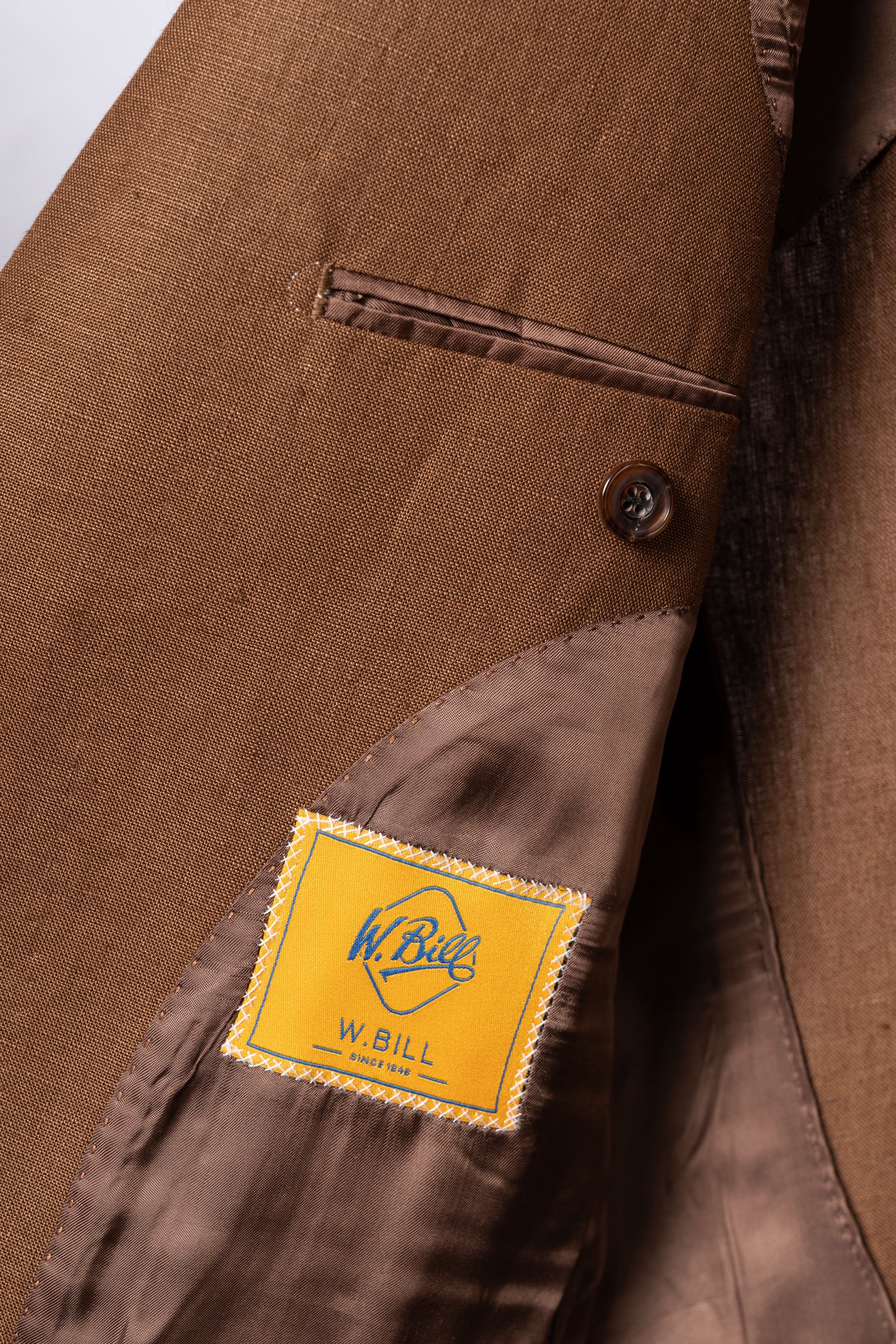 Tobacco Irish Linen Suit