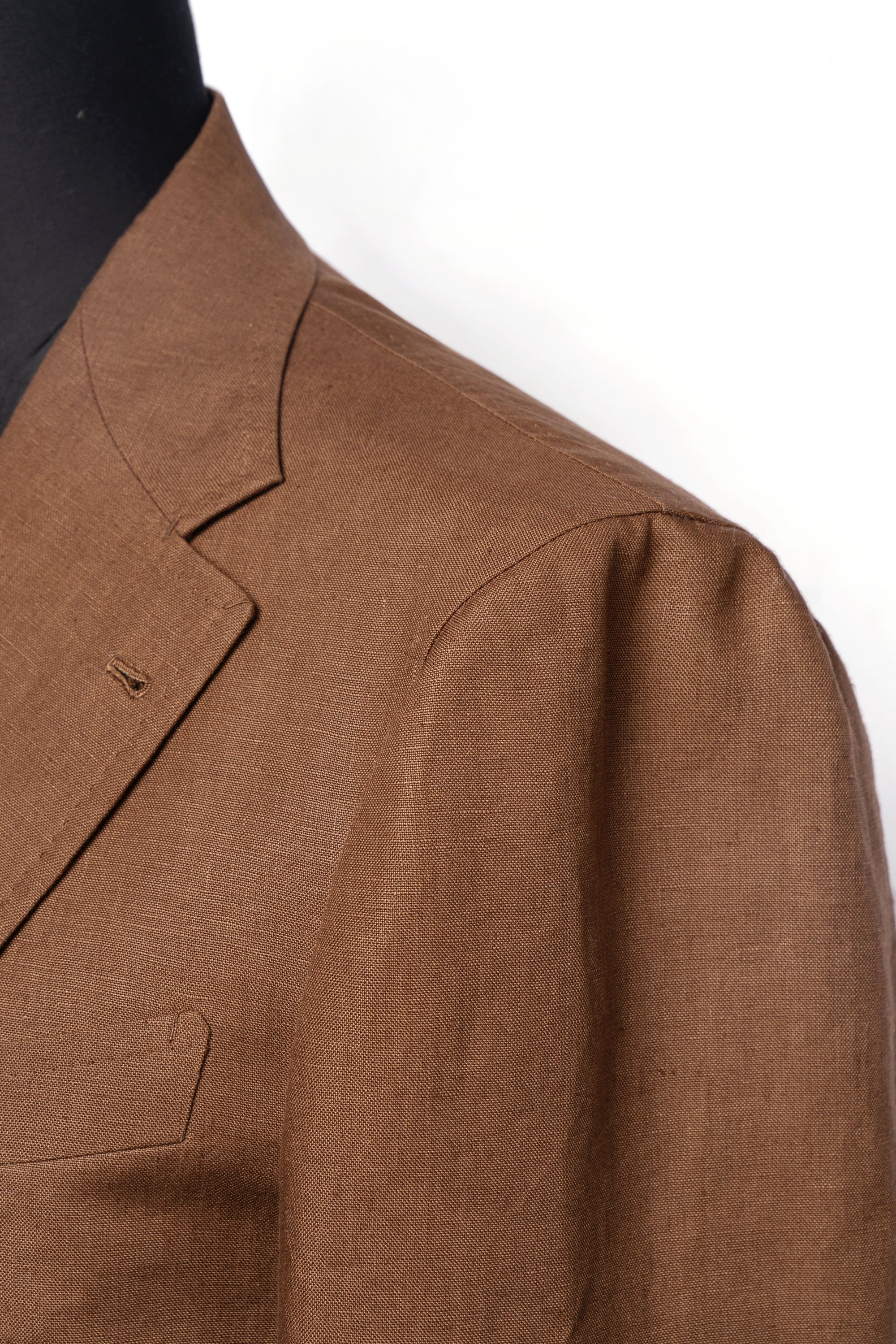 Tobacco Irish Linen Suit