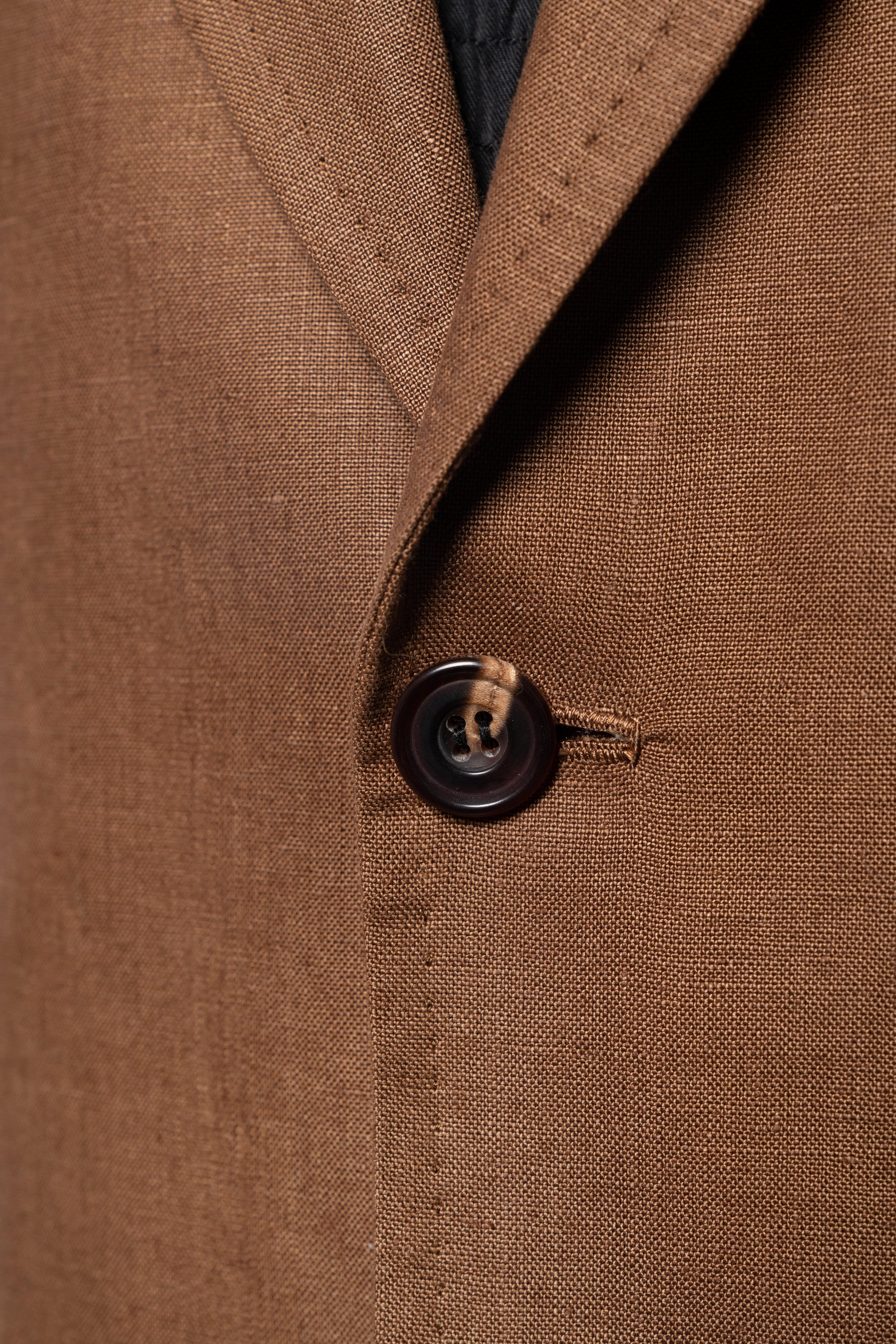 Tobacco Irish Linen Suit