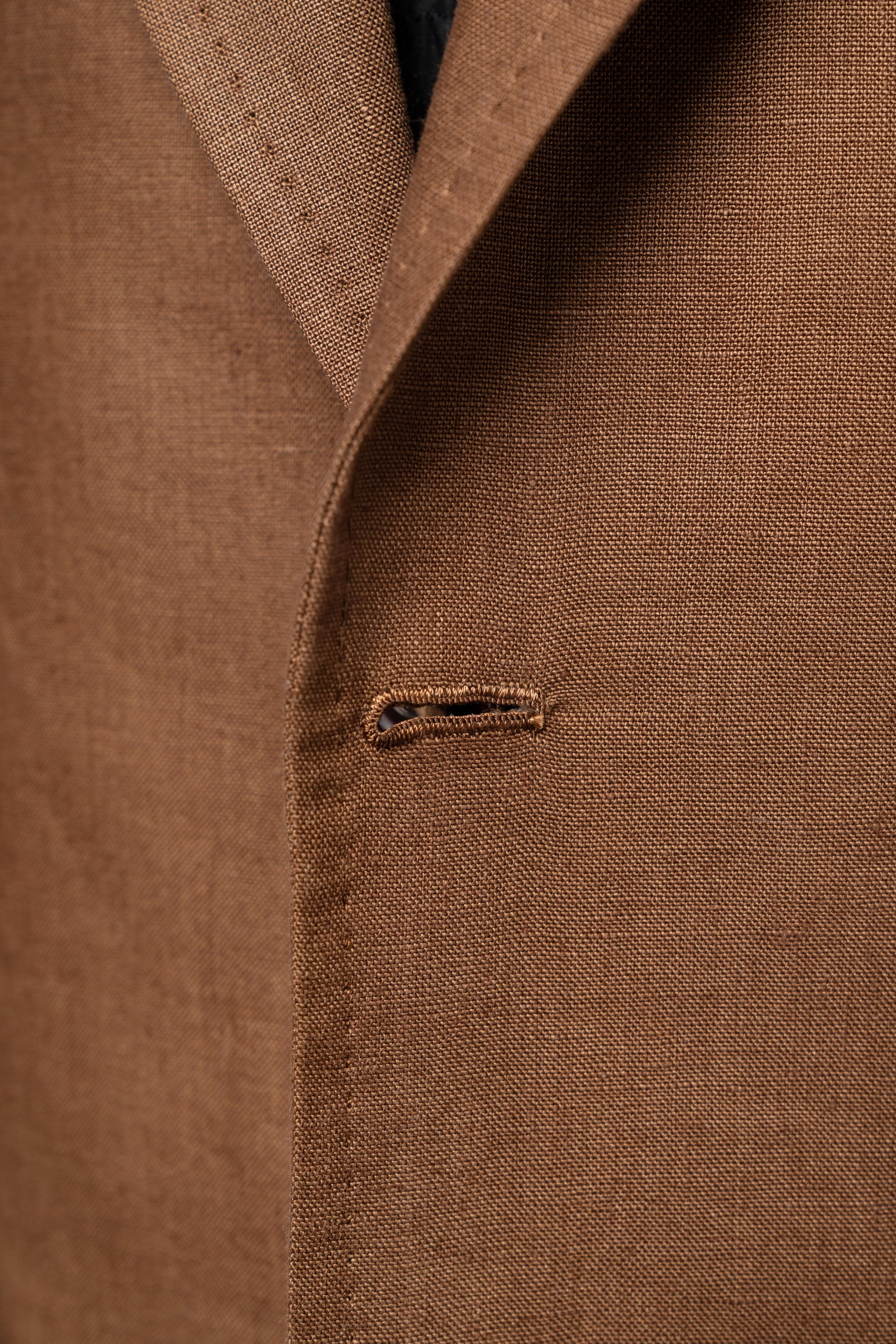 Tobacco Irish Linen Suit