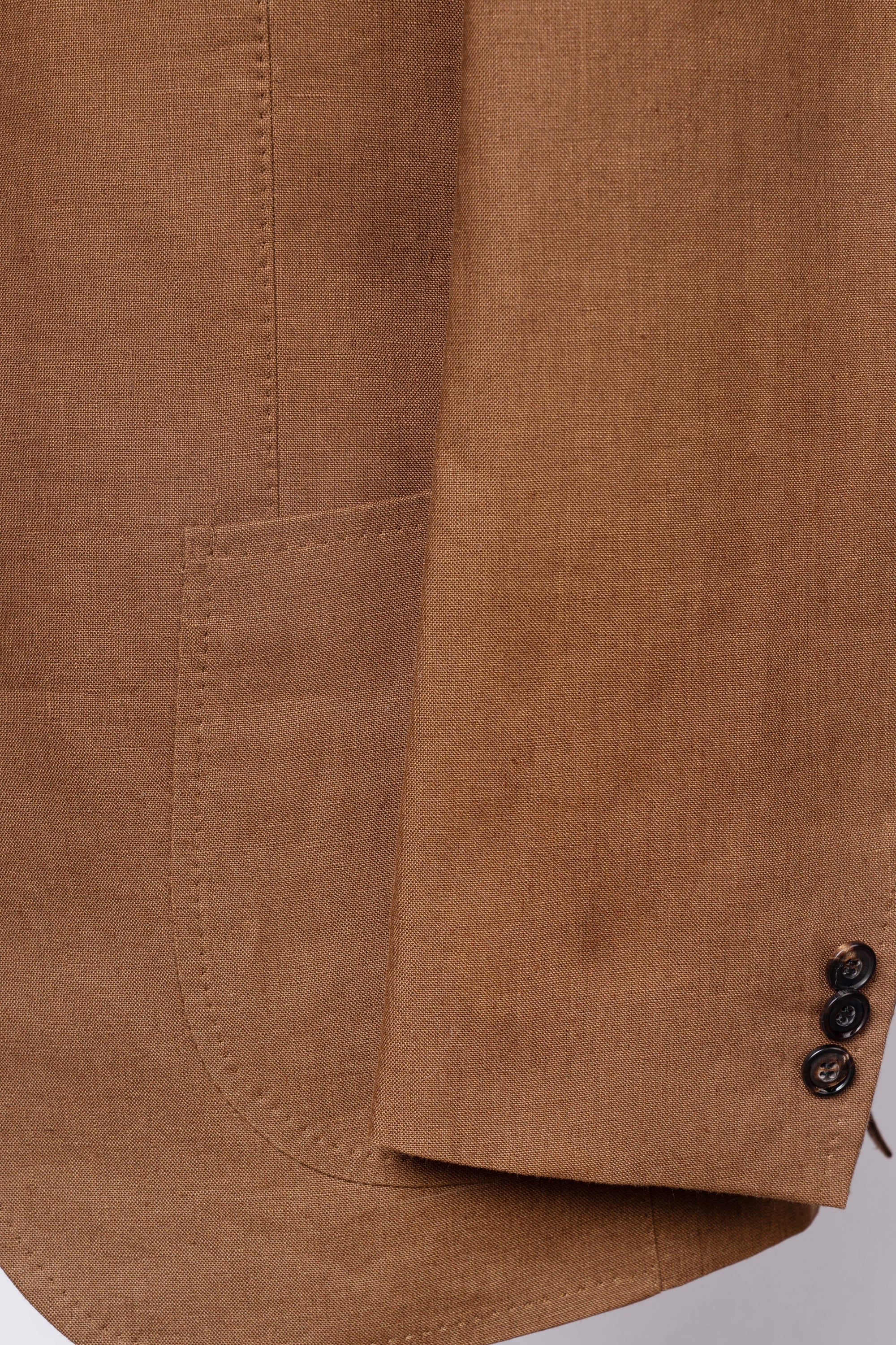 Tobacco Irish Linen Suit