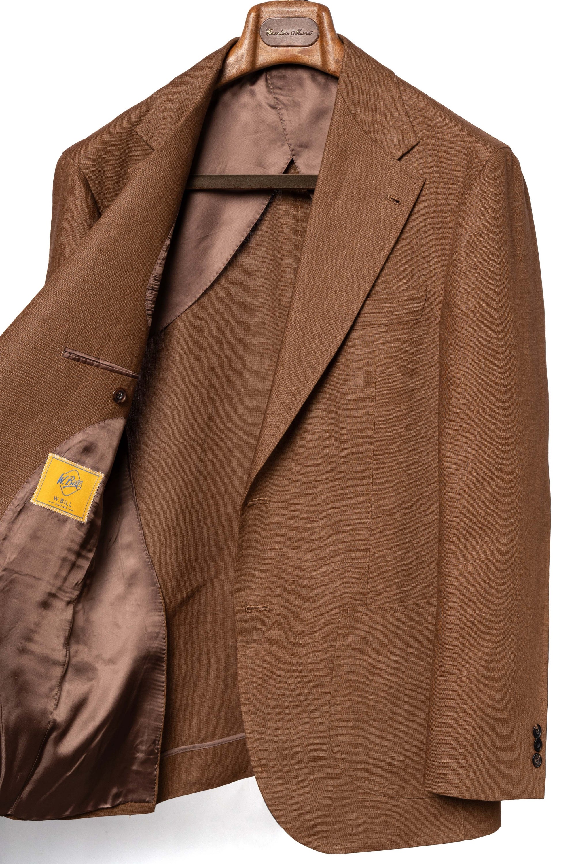 Tobacco Irish Linen Suit
