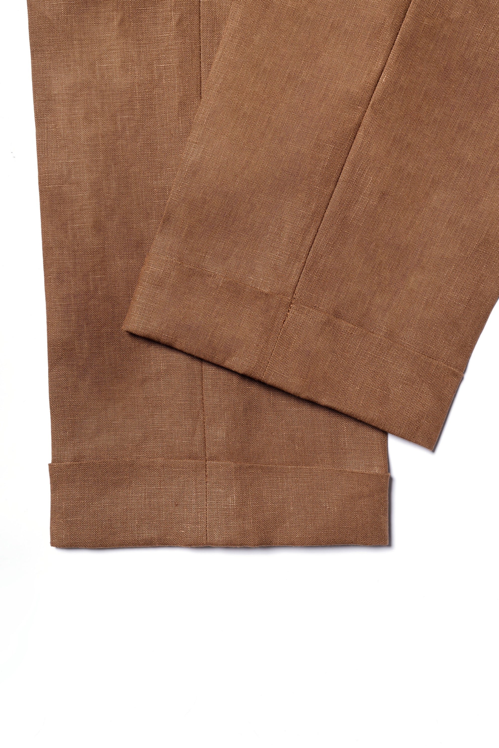 Tobacco Irish Linen Suit