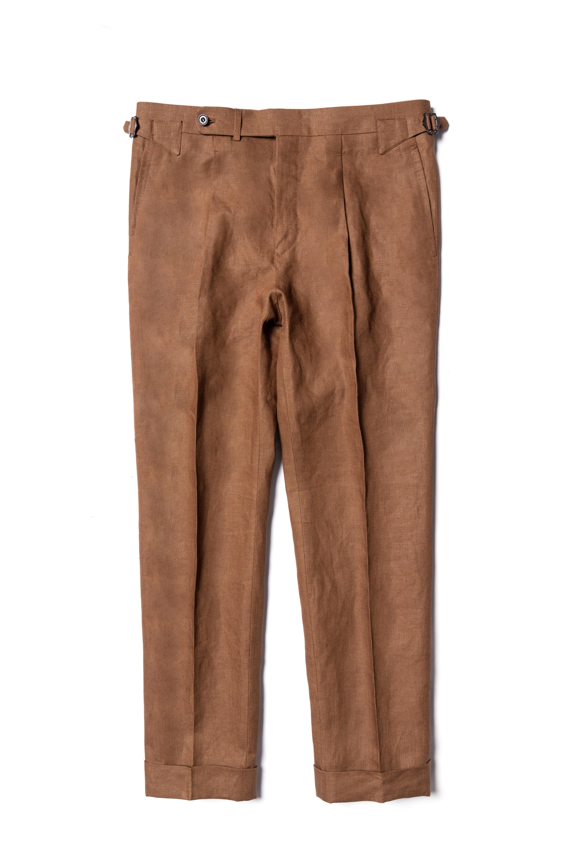 Tobacco Irish Linen Suit