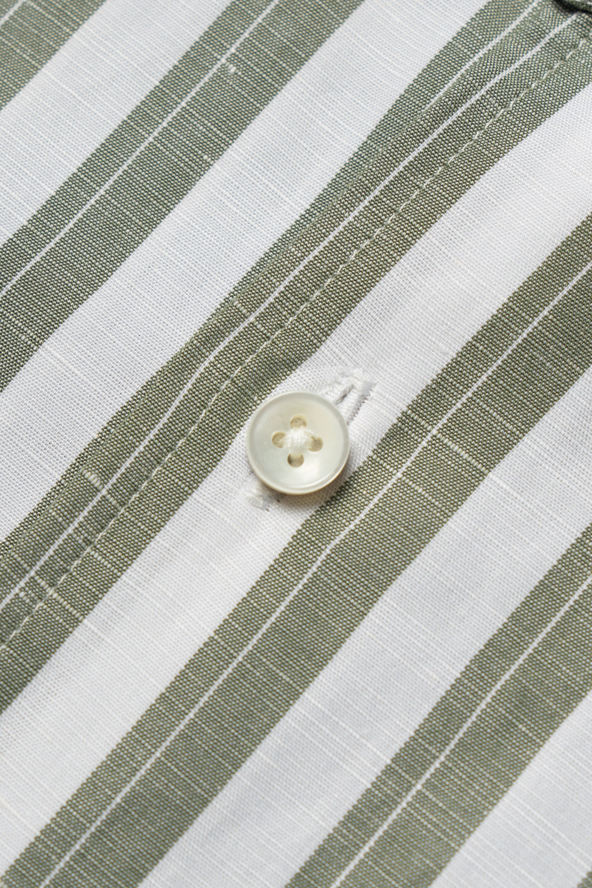 MTO Olive Stripe Blending Shirt