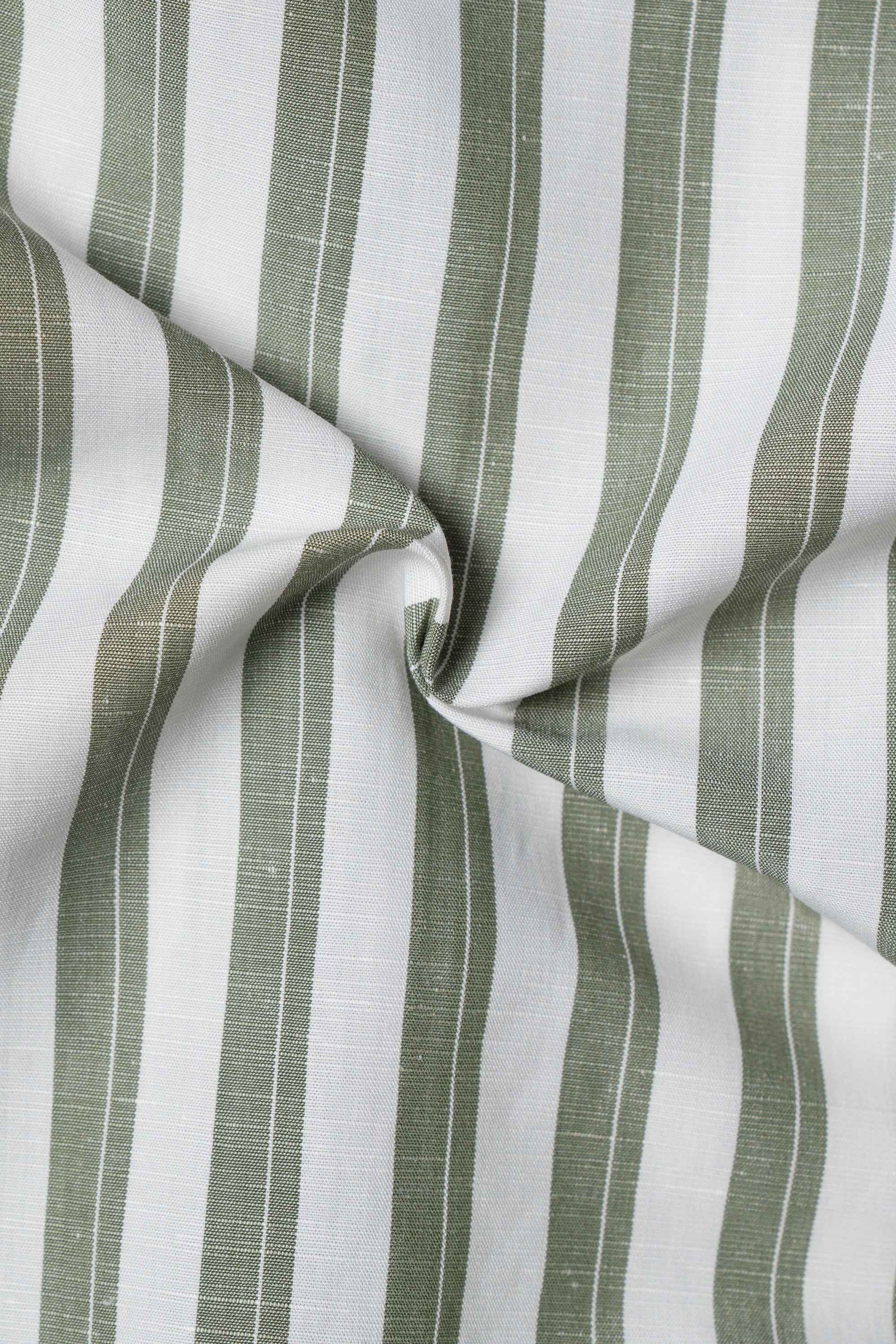 MTO Olive Stripe Blending Shirt
