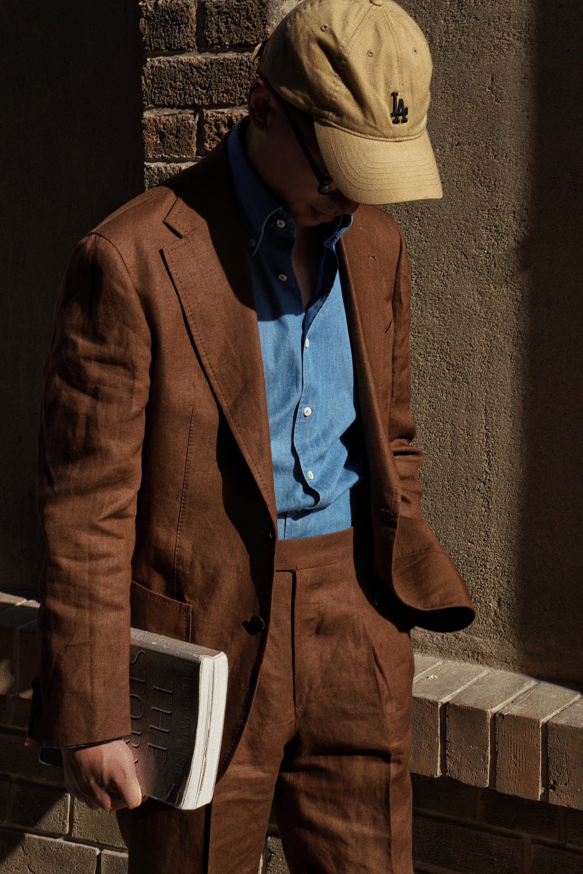 Tobacco Irish Linen Suit