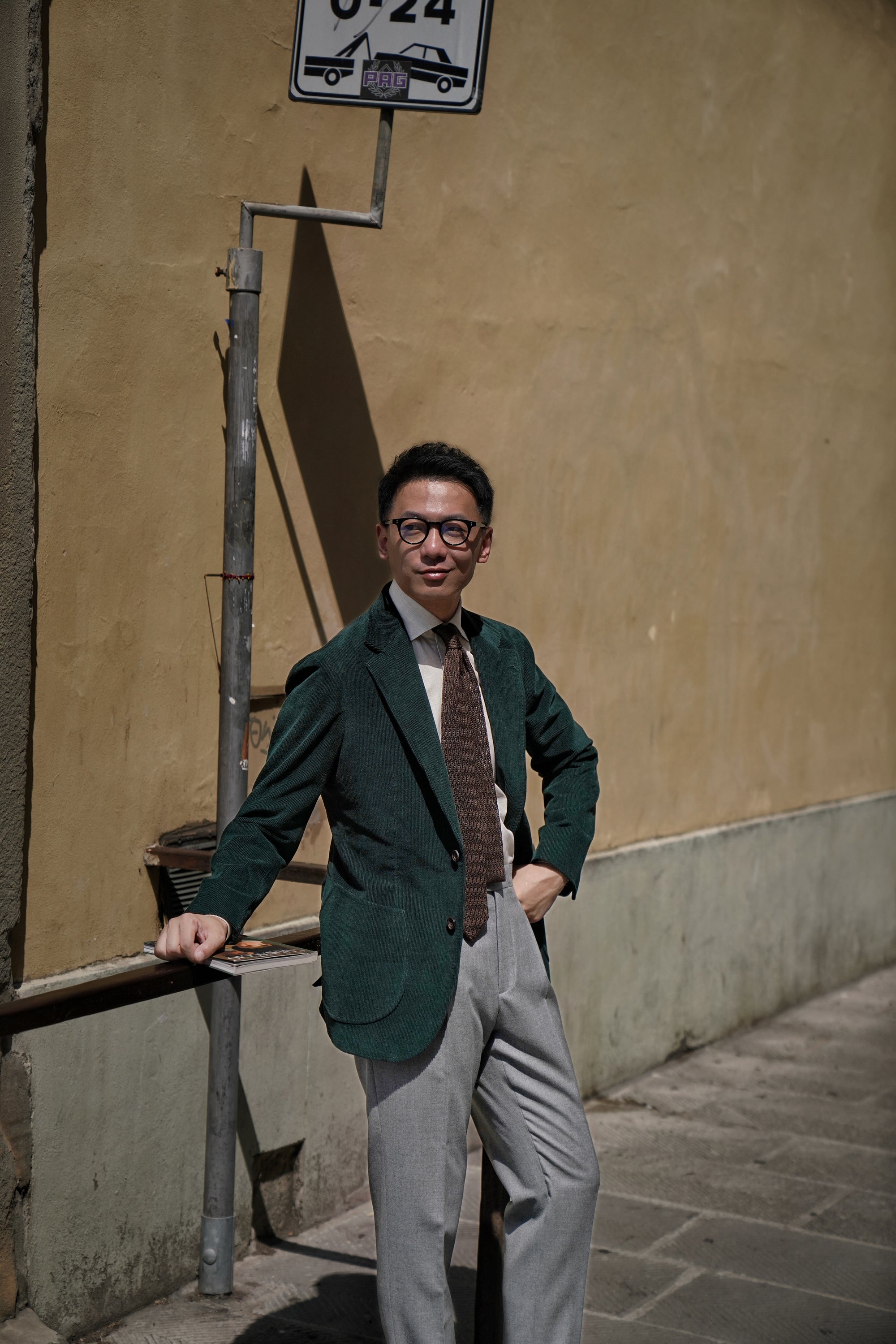 Dark Green Corduroy Jacket