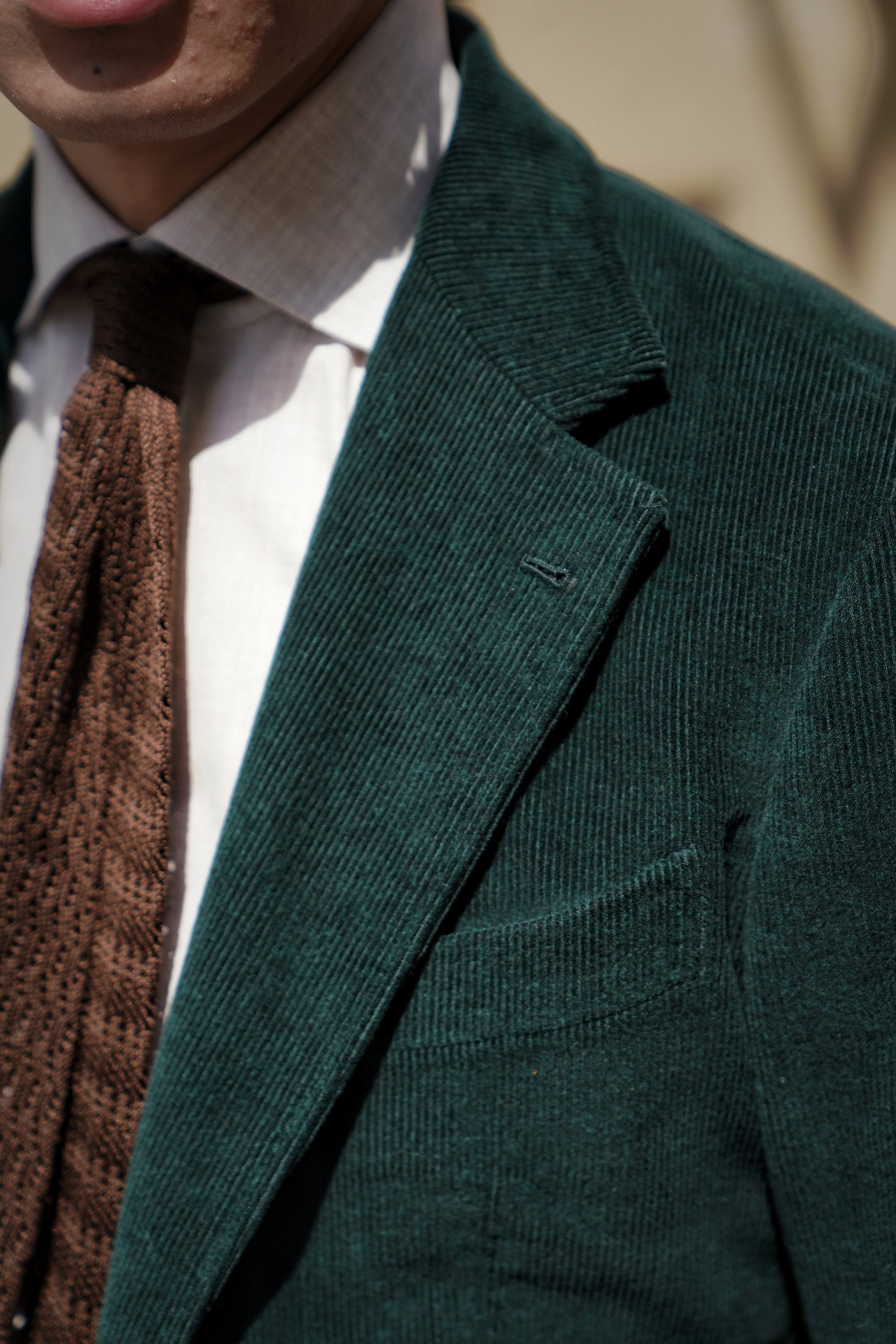 Dark Green Corduroy Jacket