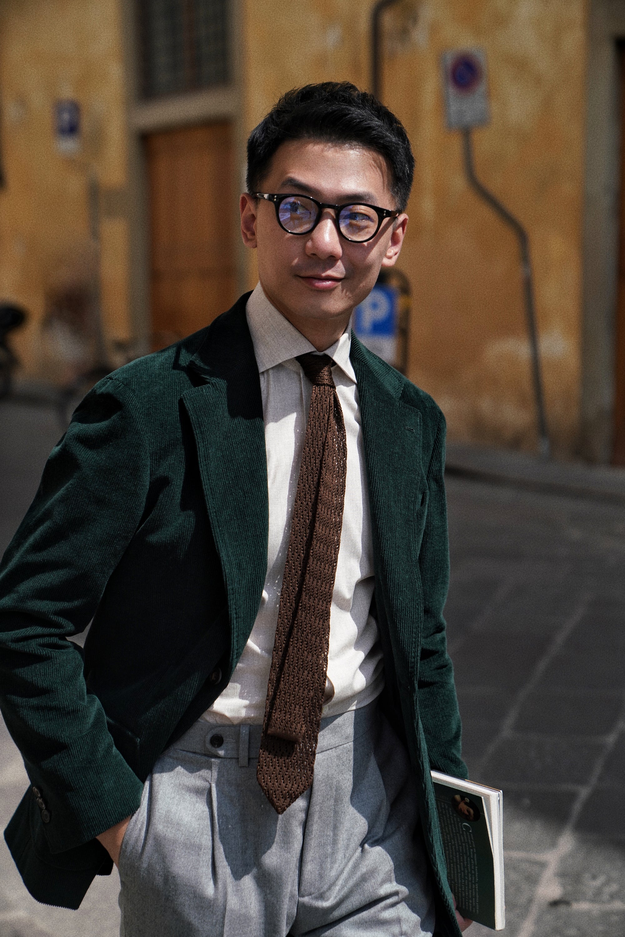 Dark Green Corduroy Jacket