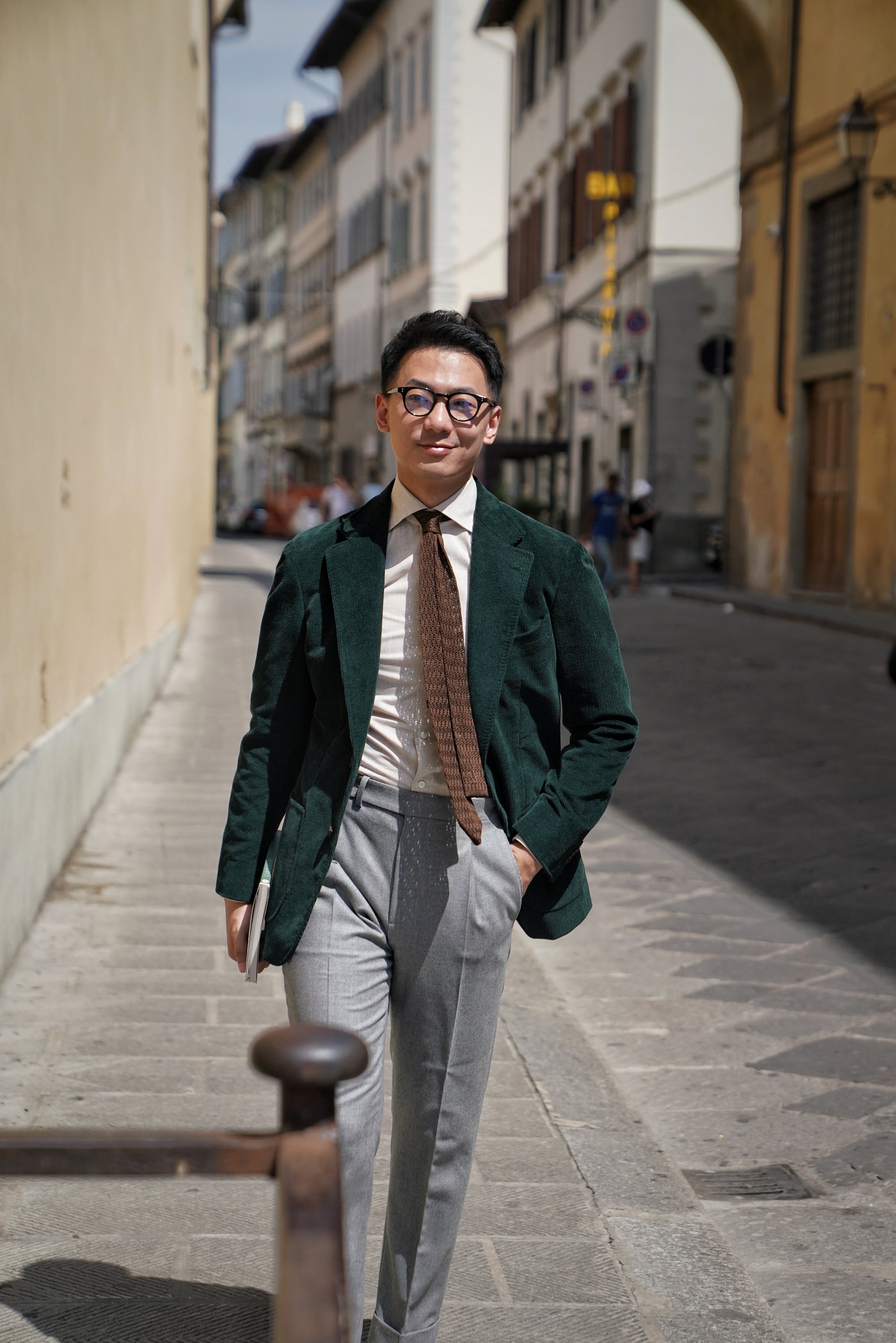 Dark Green Corduroy Jacket