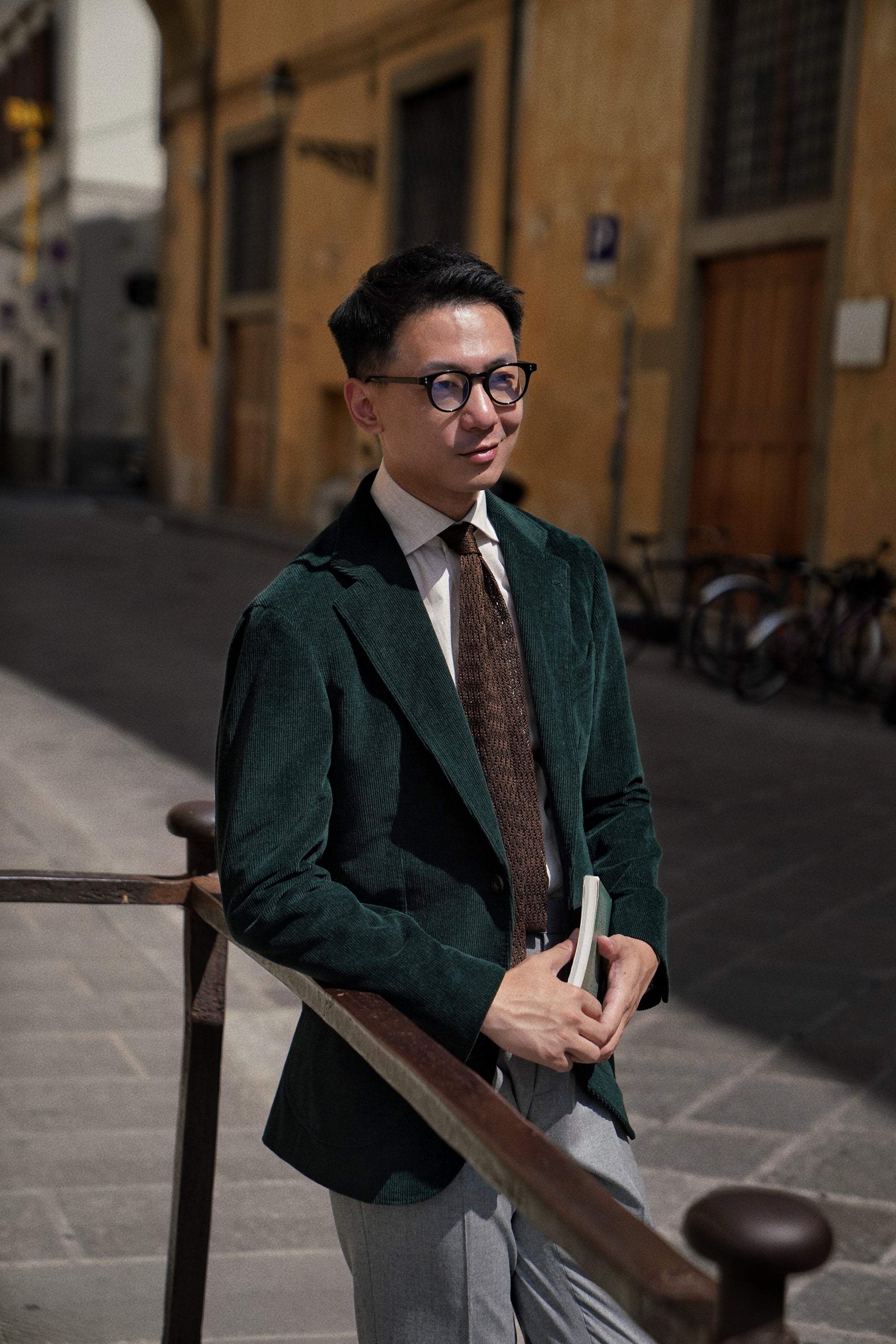 Dark Green Corduroy Jacket