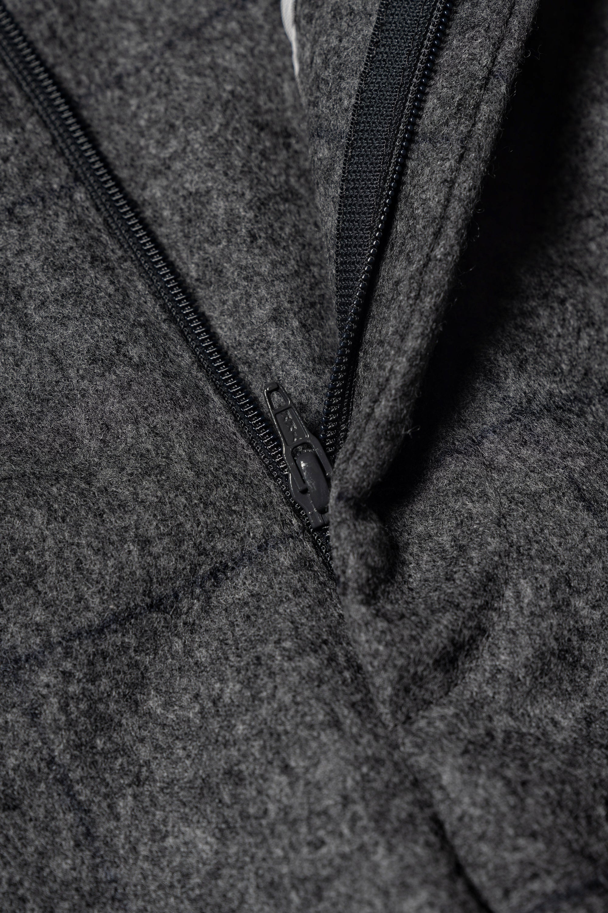 MTO Mid Grey Windowpane Flannel Suit