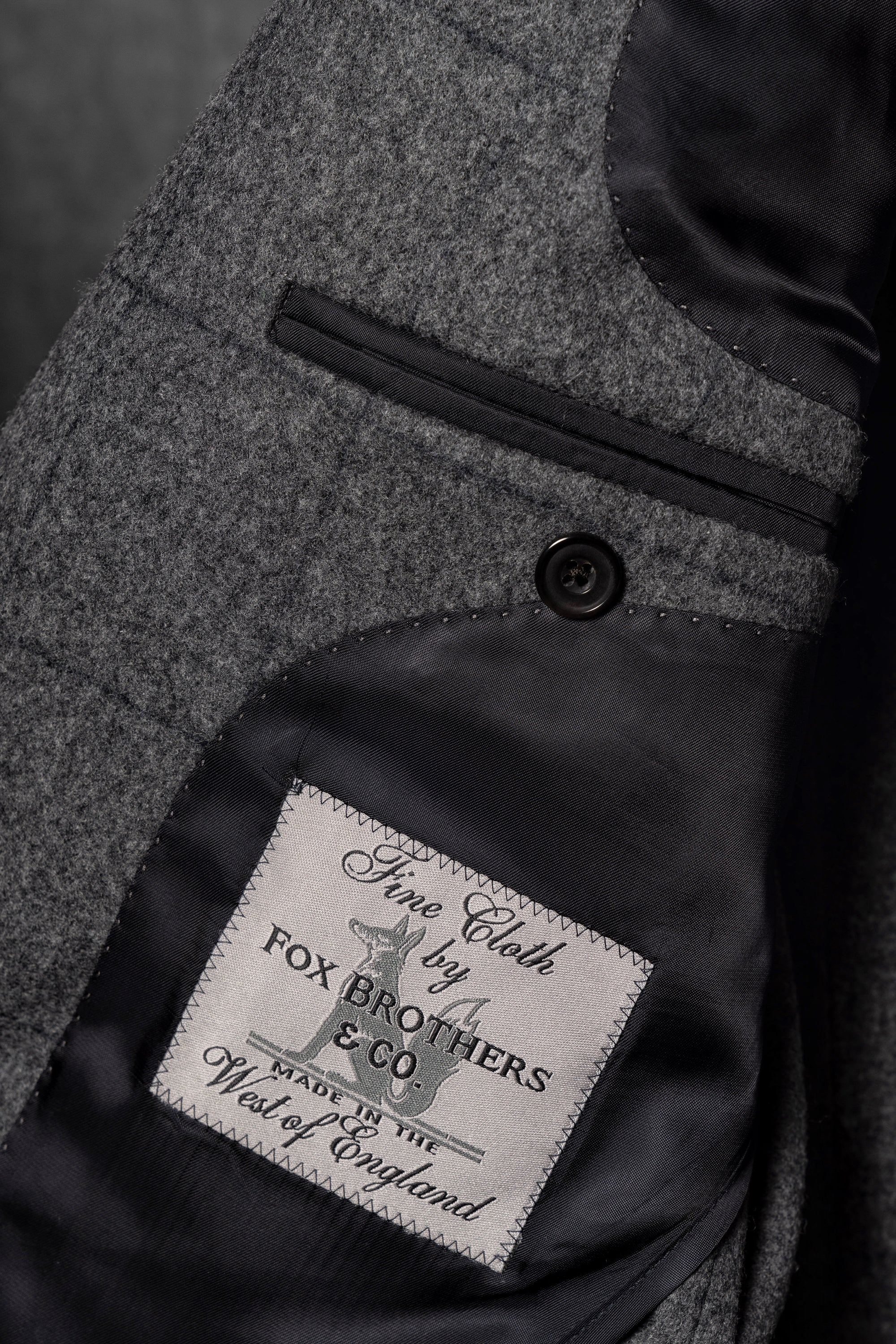 MTO Mid Grey Windowpane Flannel Suit