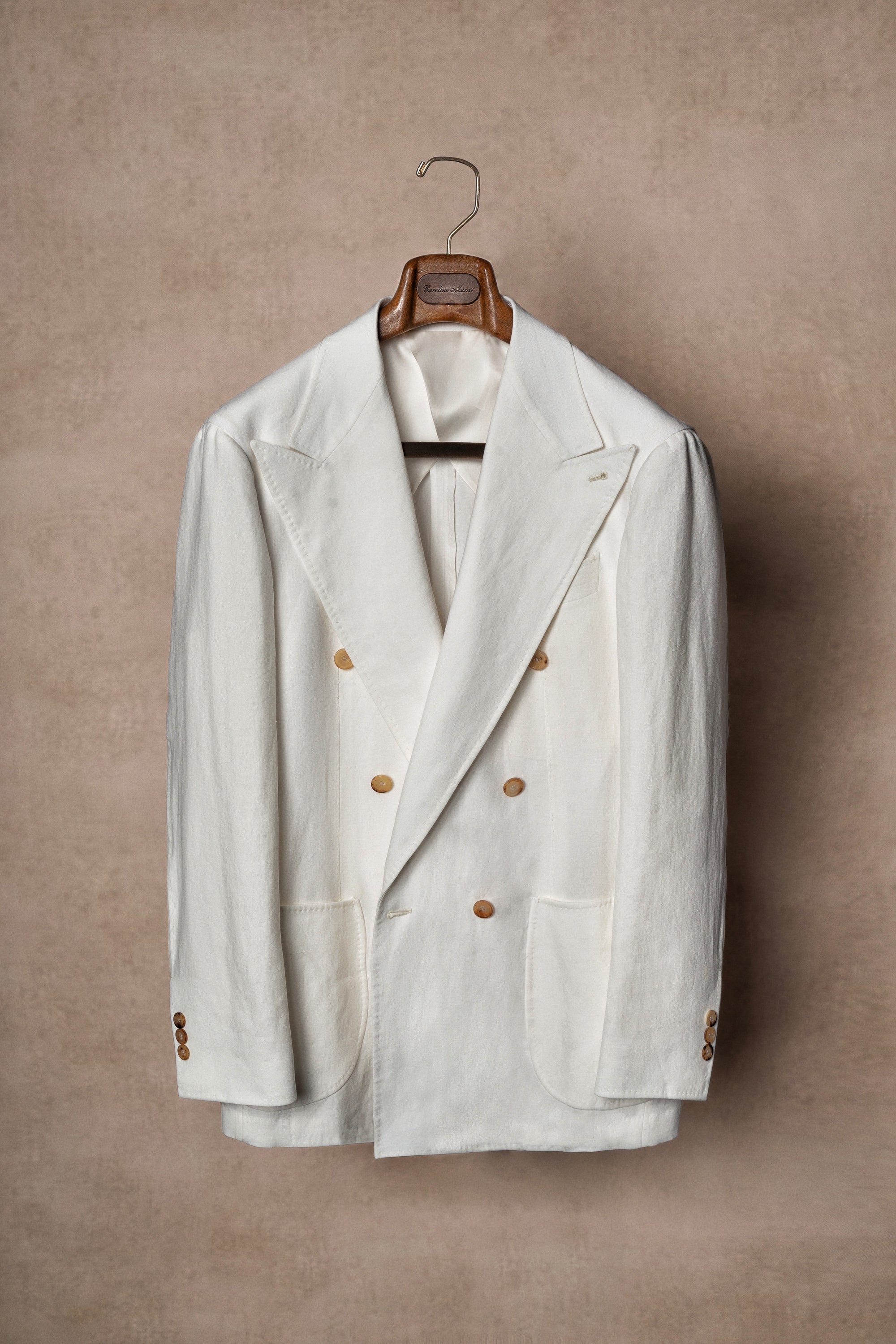 MTO Ivory Linen Suit