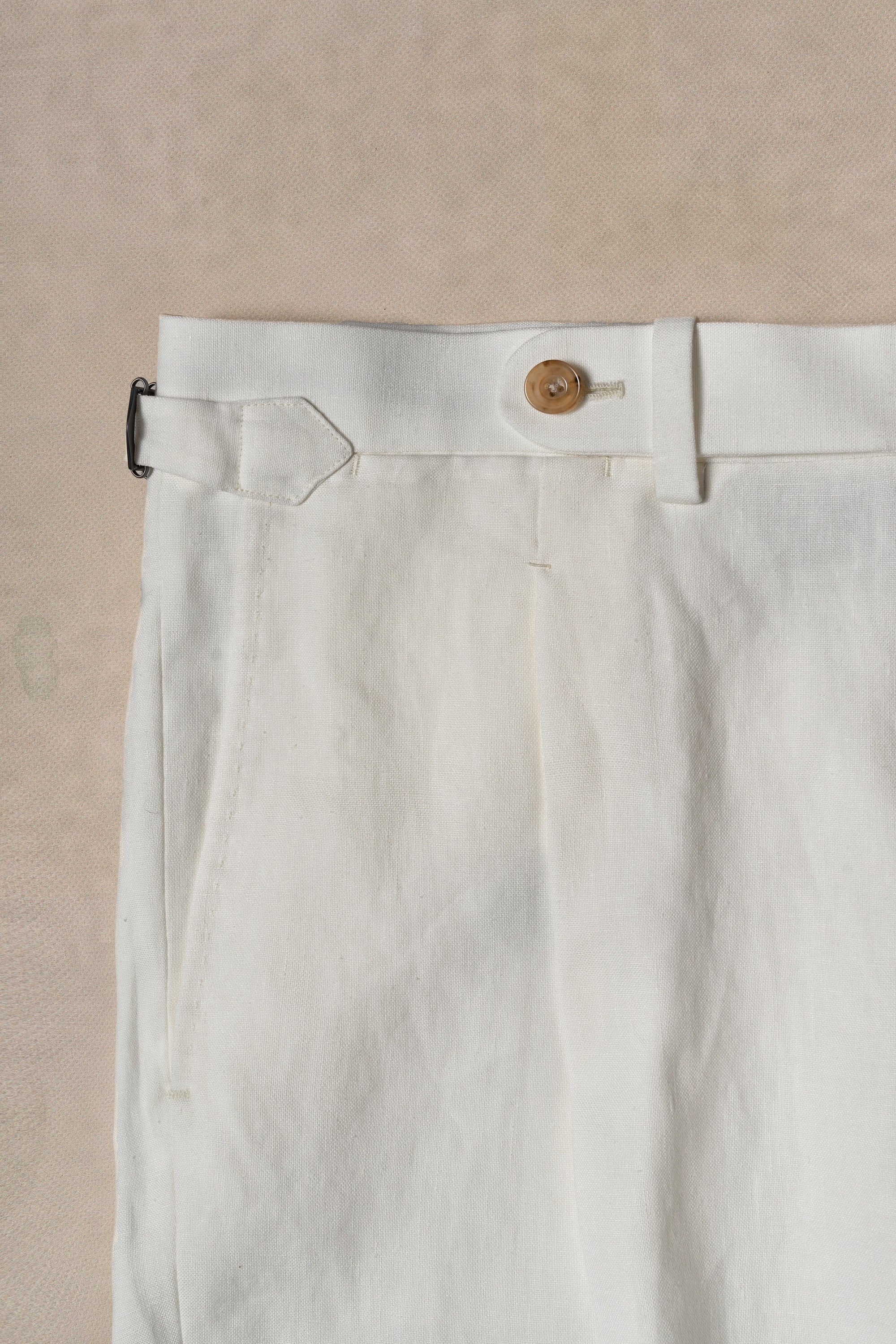 MTO Ivory Linen Suit