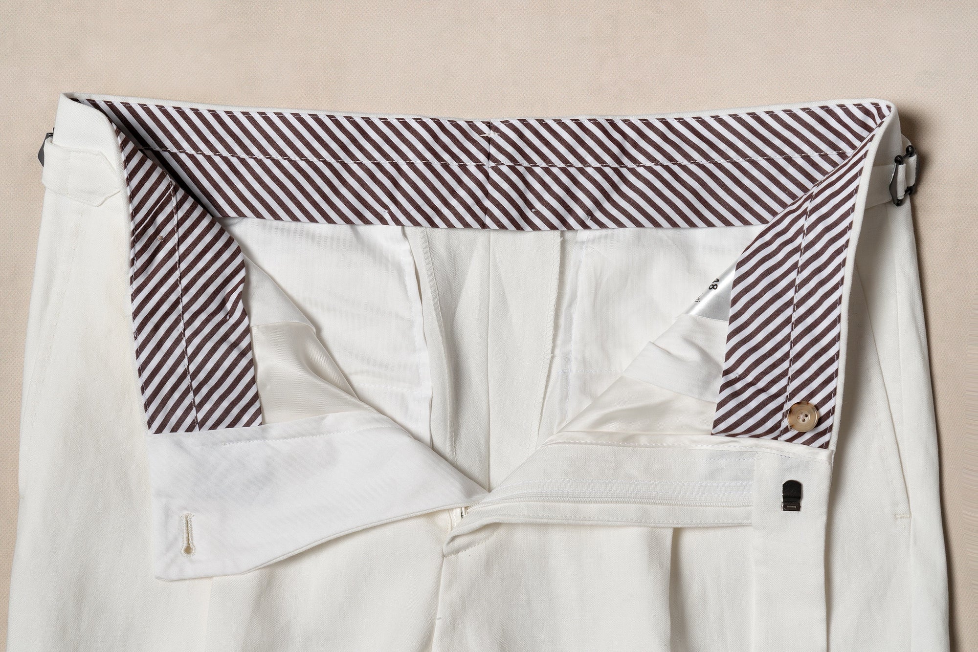 MTO Ivory Linen Suit
