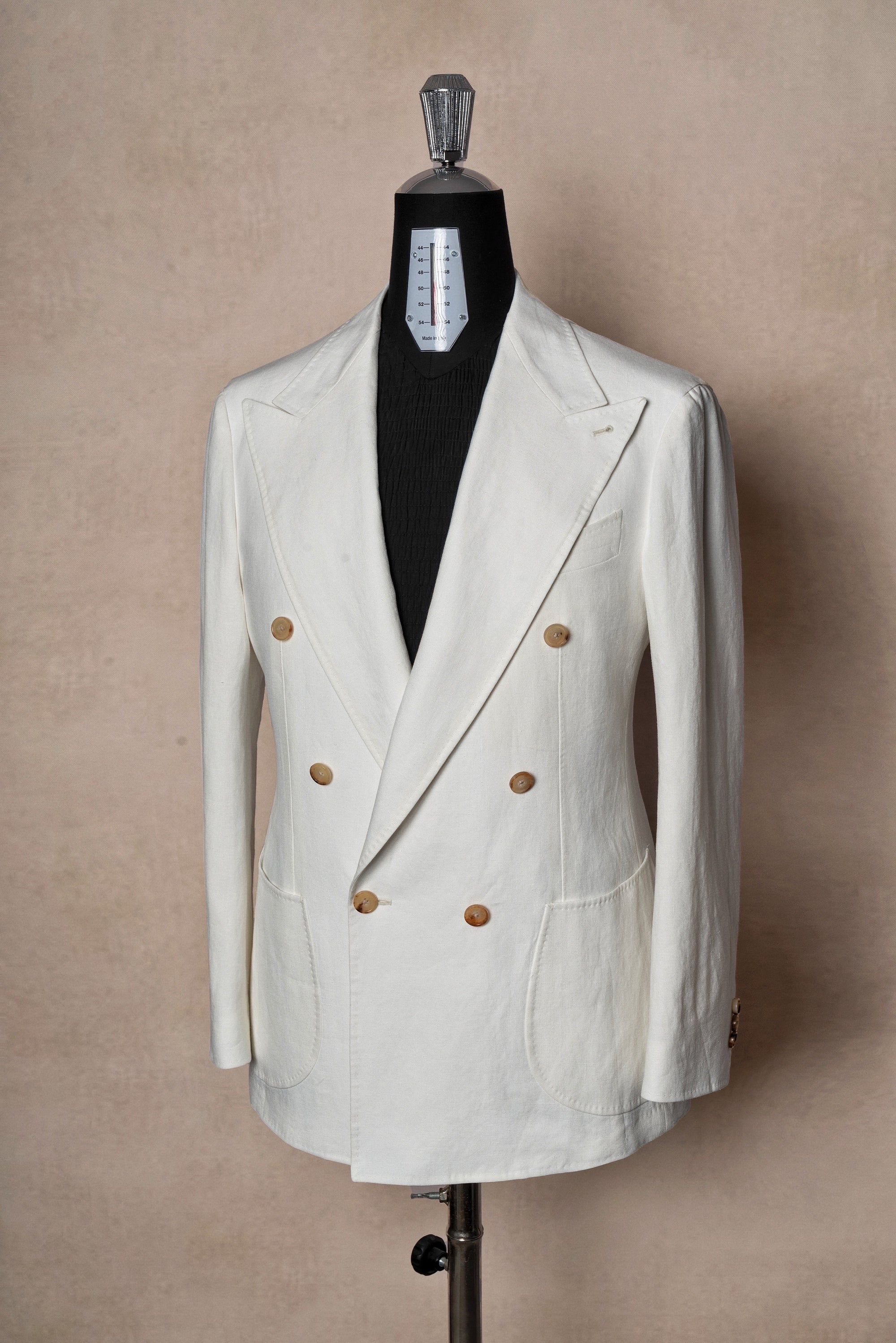 MTO Ivory Linen Suit