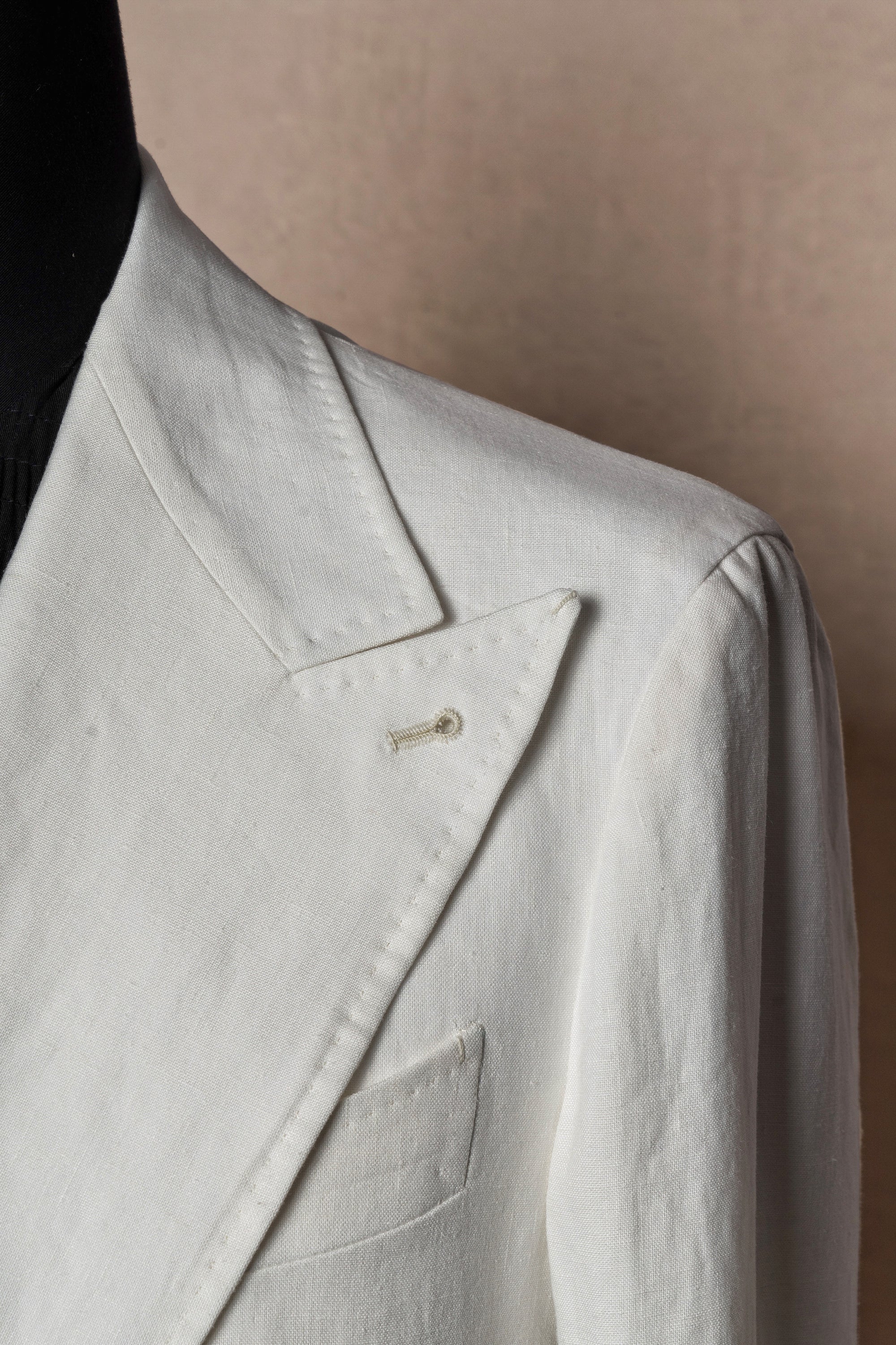 MTO Ivory Linen Suit