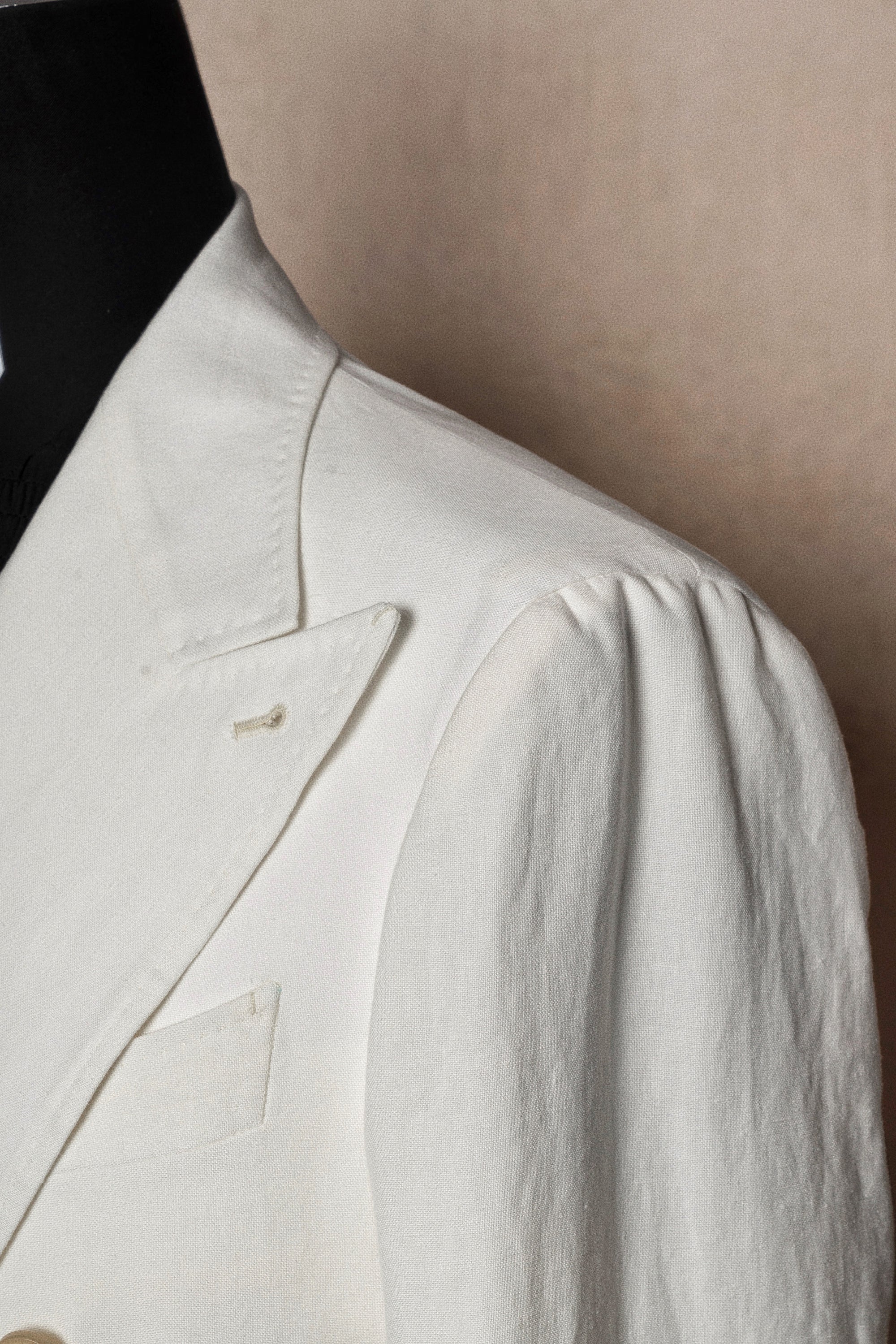 MTO Ivory Linen Suit
