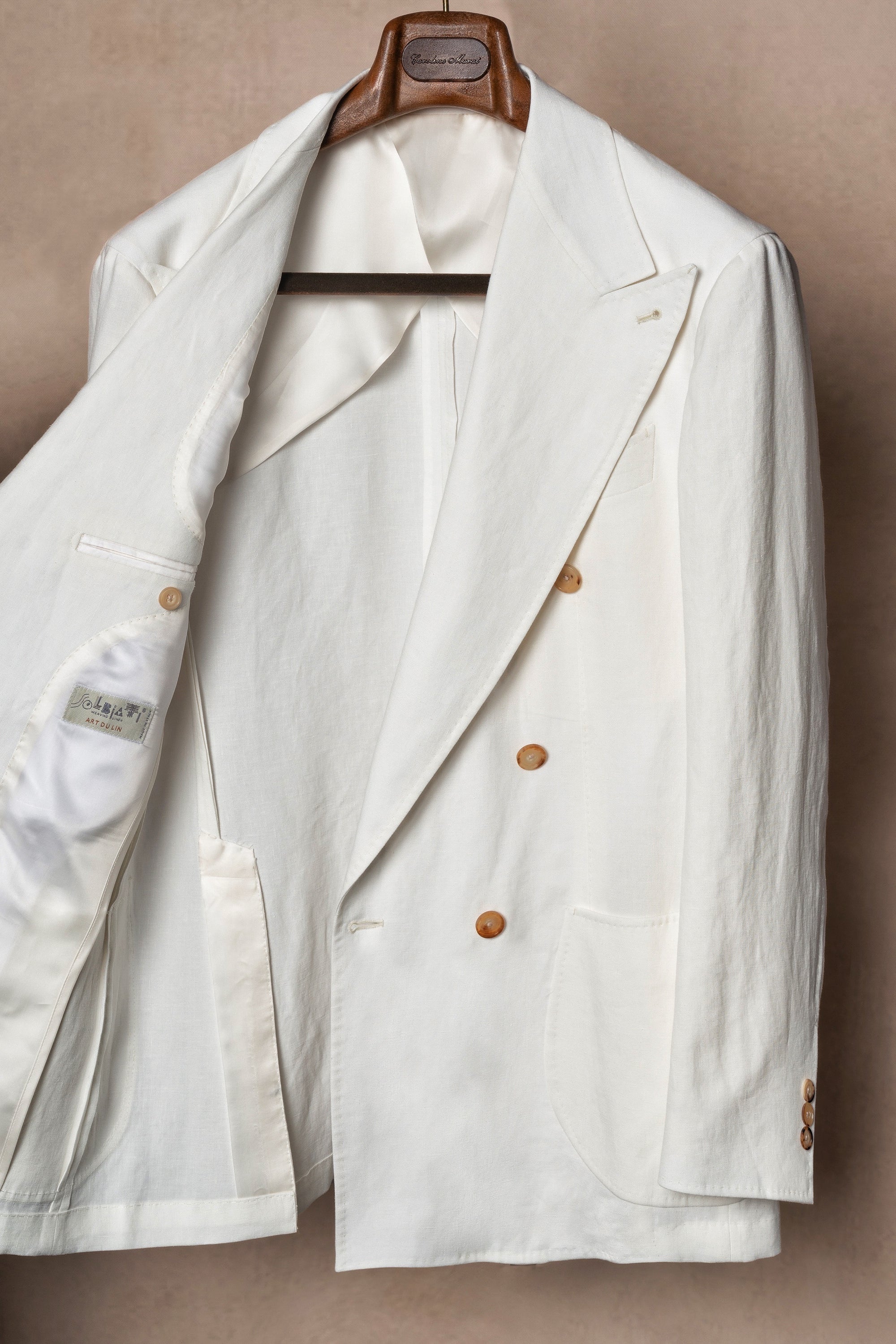 MTO Ivory Linen Suit
