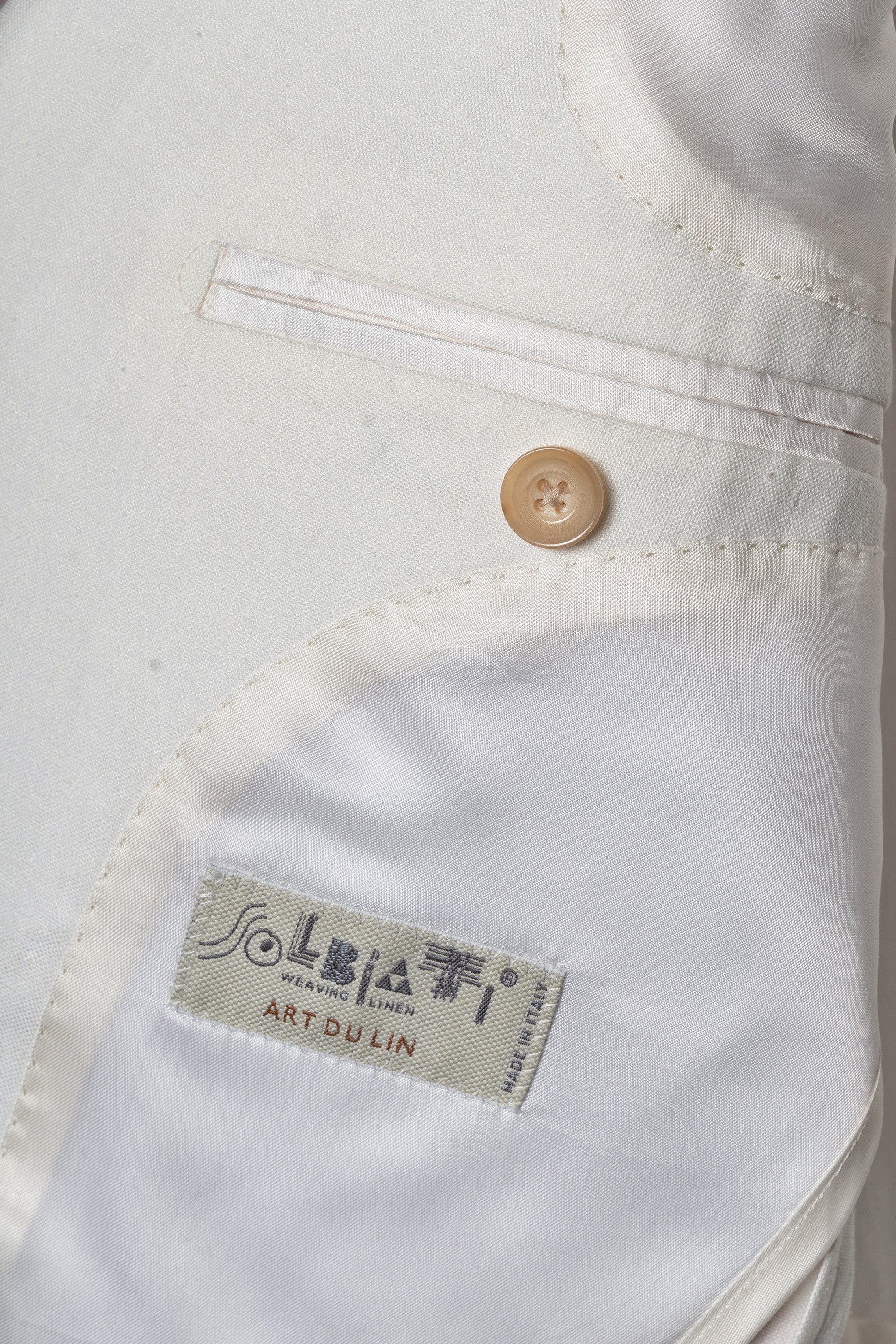 MTO Ivory Linen Suit
