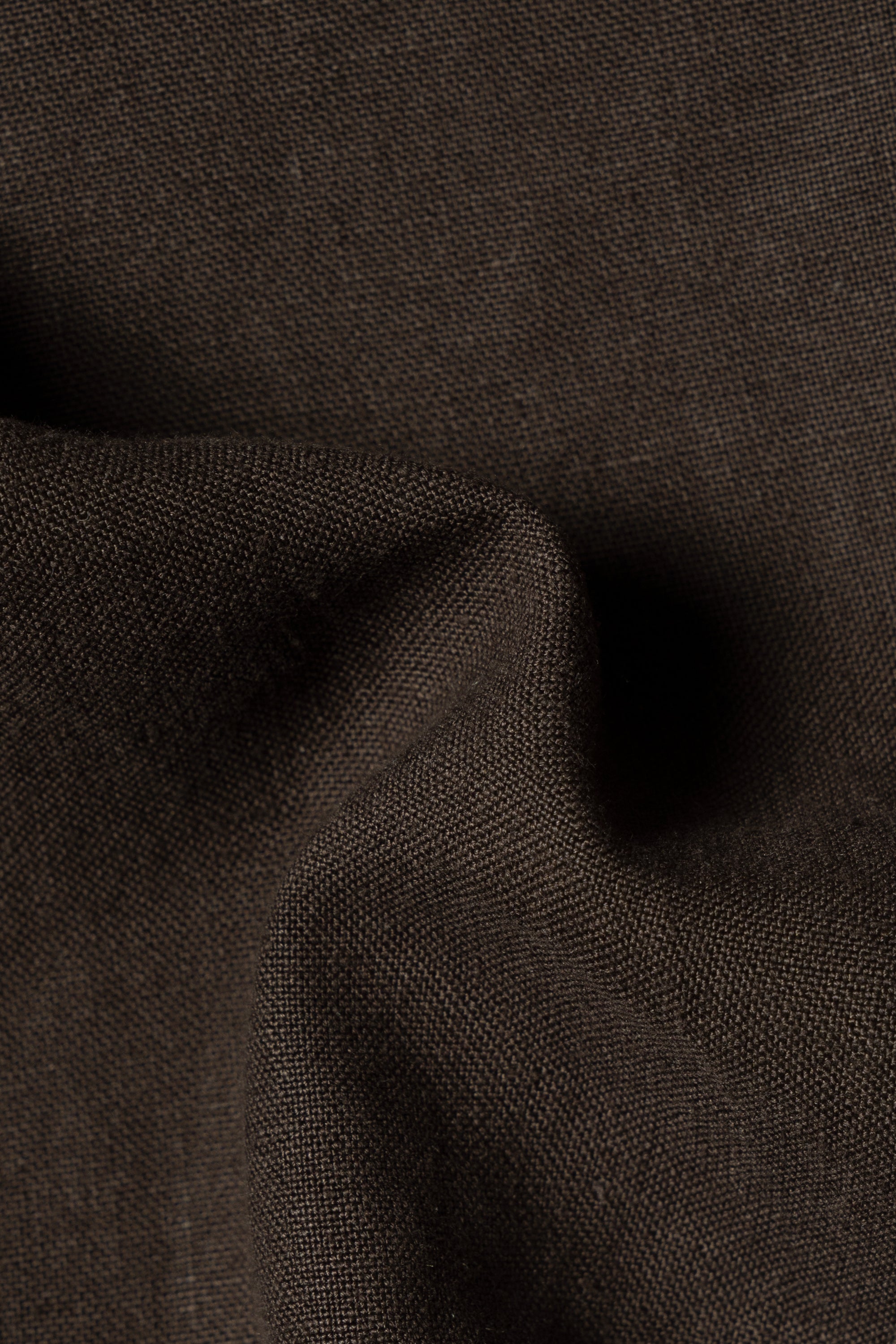 MTO Dark Brown Linen Suit