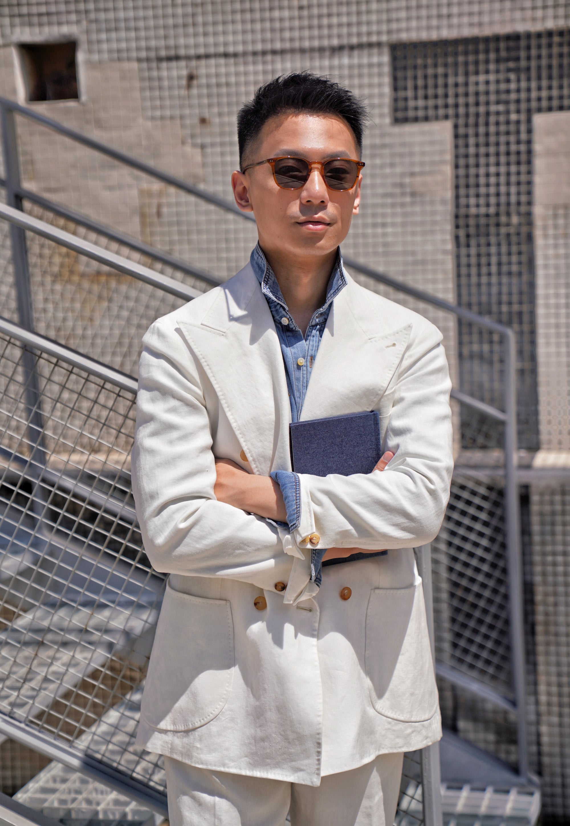 MTO Ivory Linen Suit