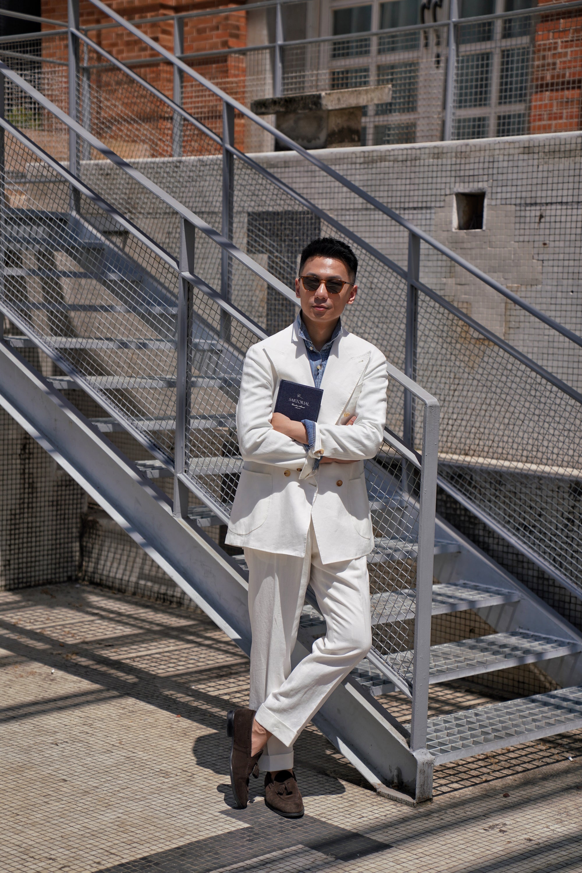 MTO Ivory Linen Suit