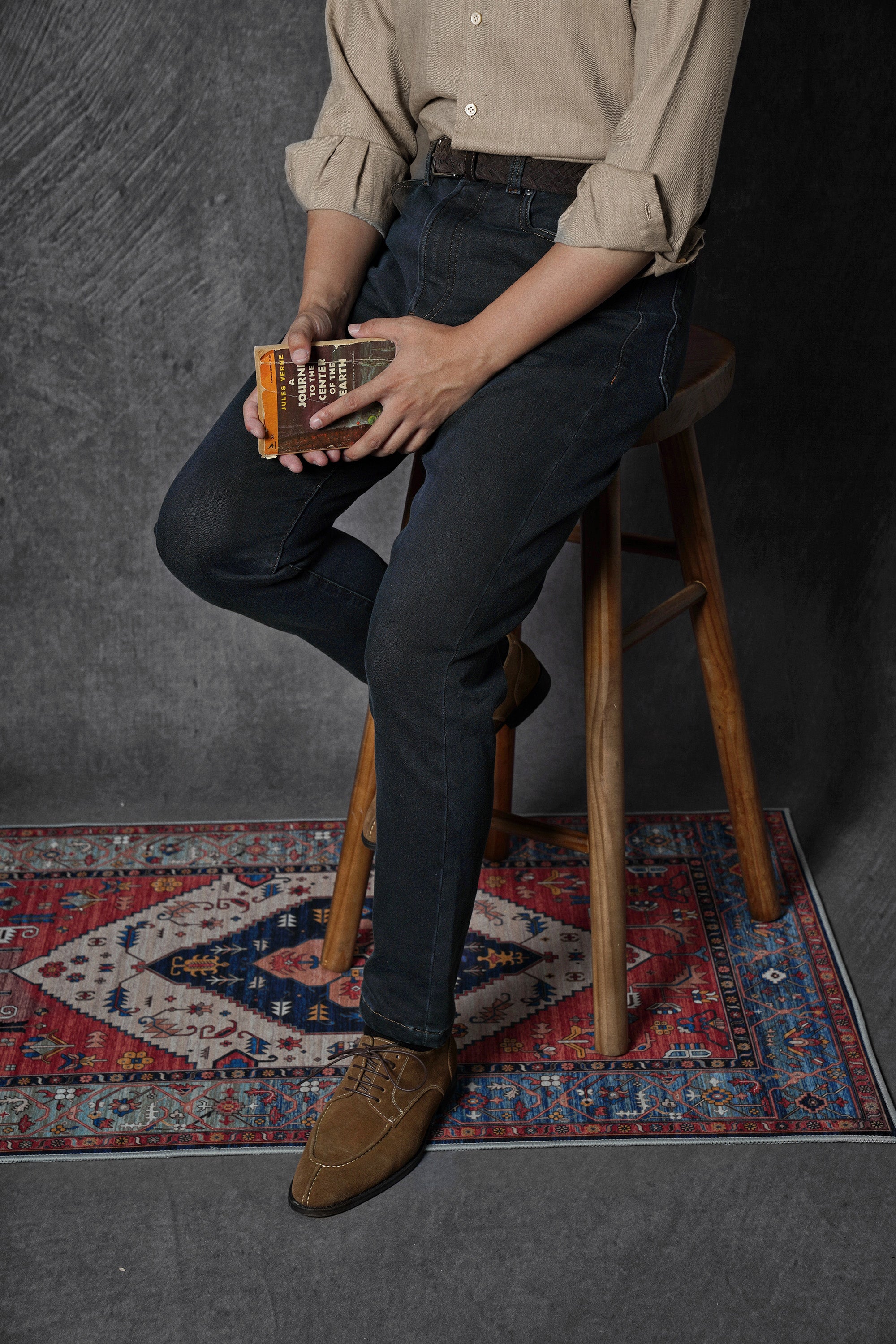 Original Cashmere Blending Denim Jeans