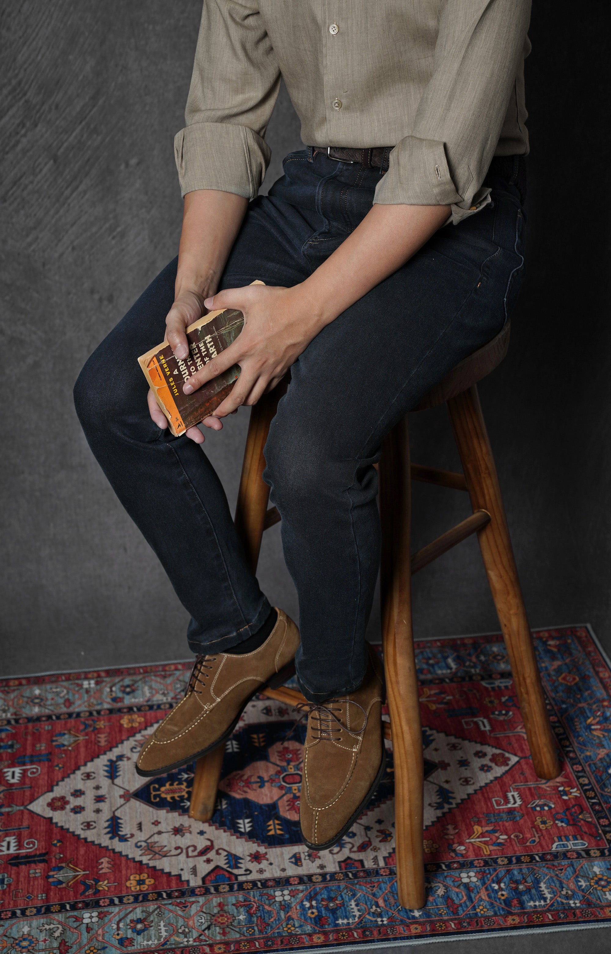 Original Cashmere Blending Denim Jeans