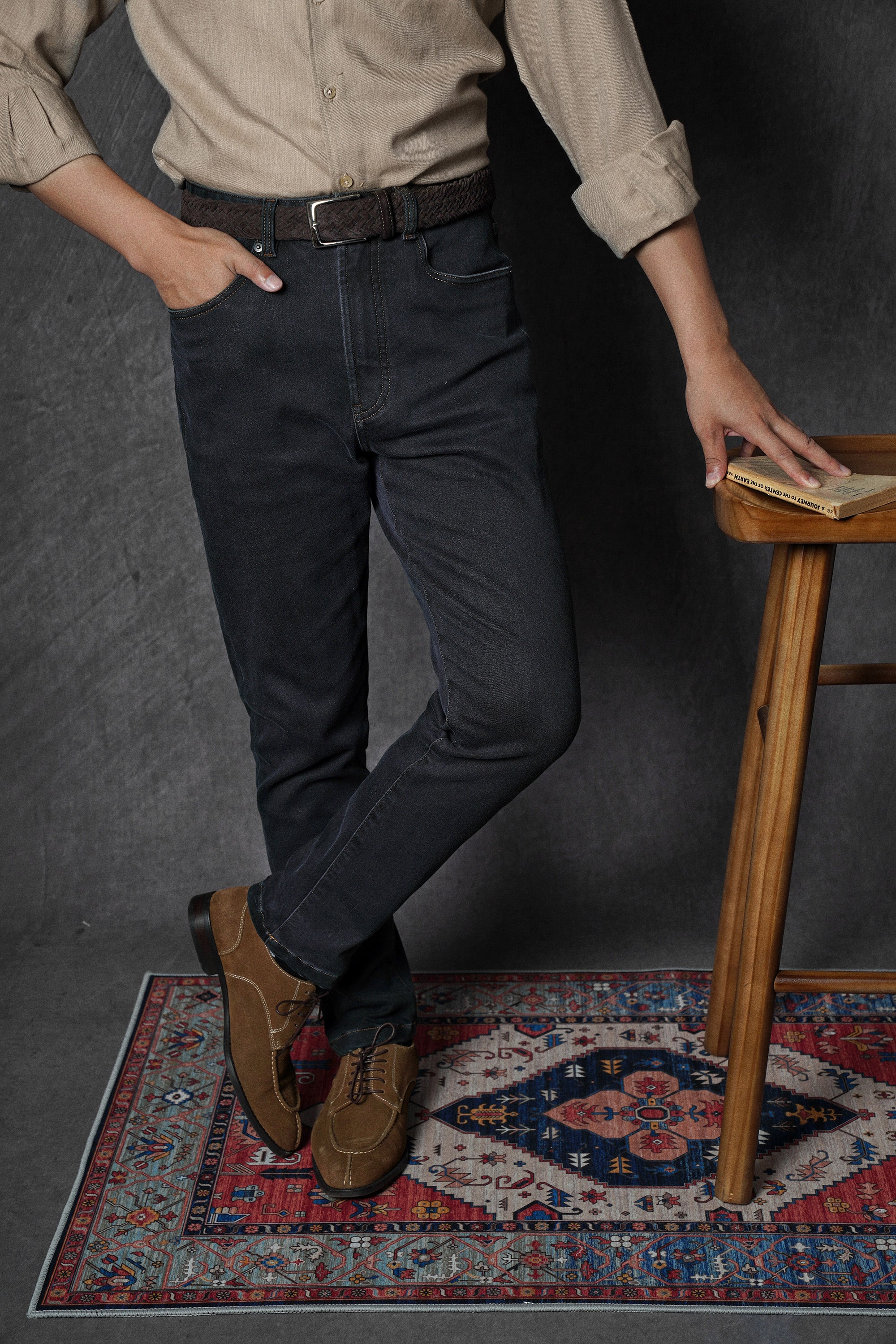 Original Cashmere Blending Denim Jeans
