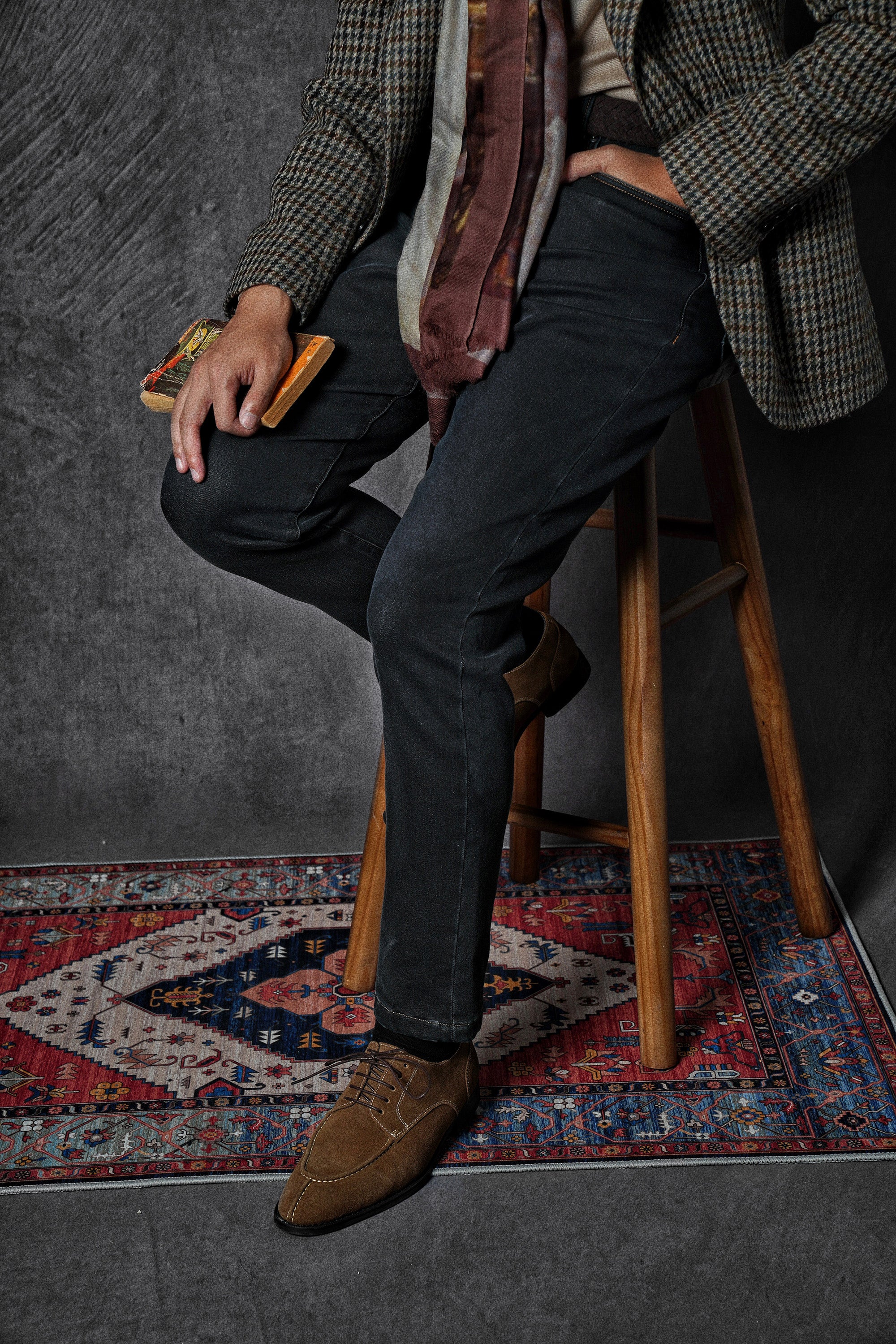 Original Cashmere Blending Denim Jeans