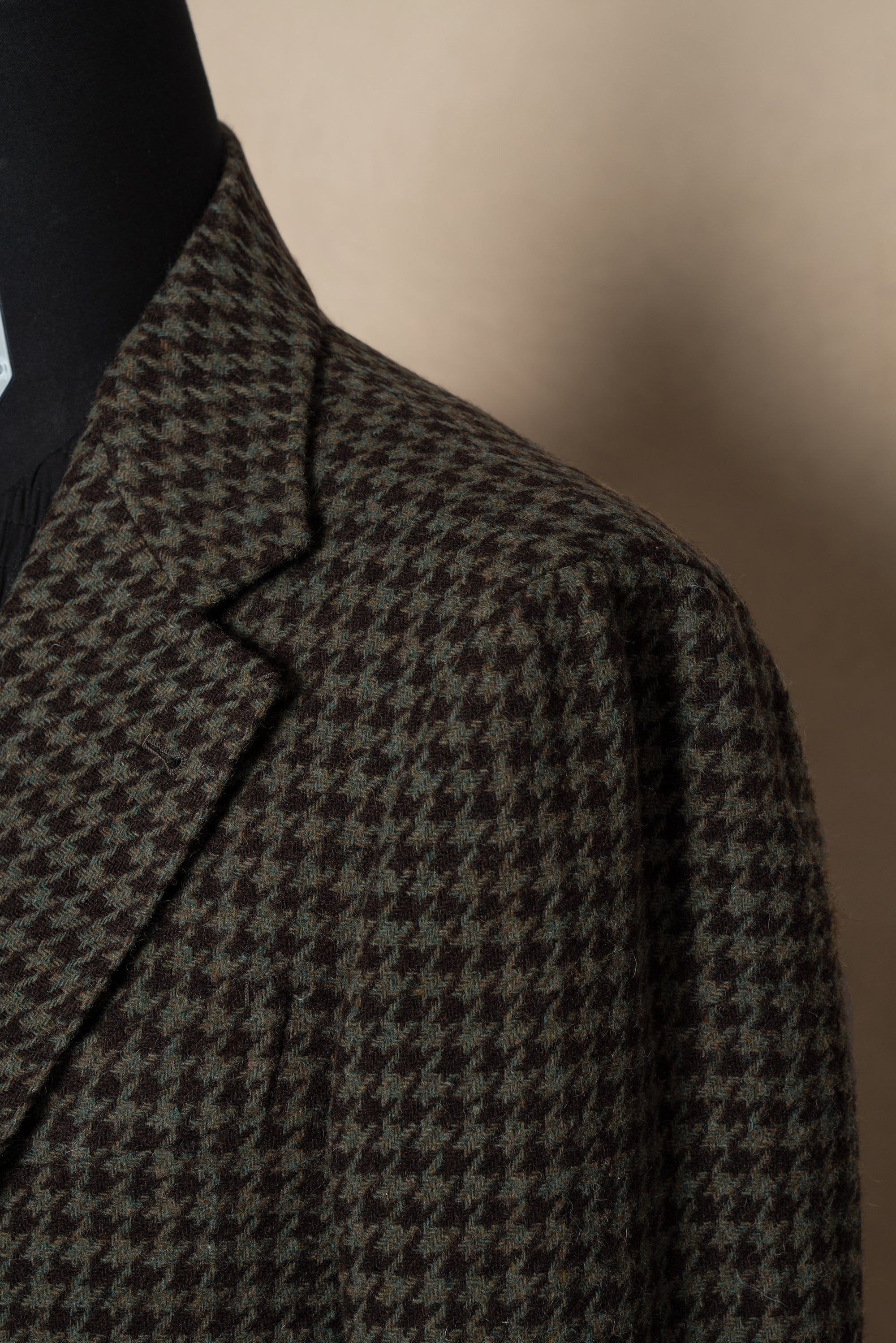 MTO Olive Brown Houndstooth Jacket