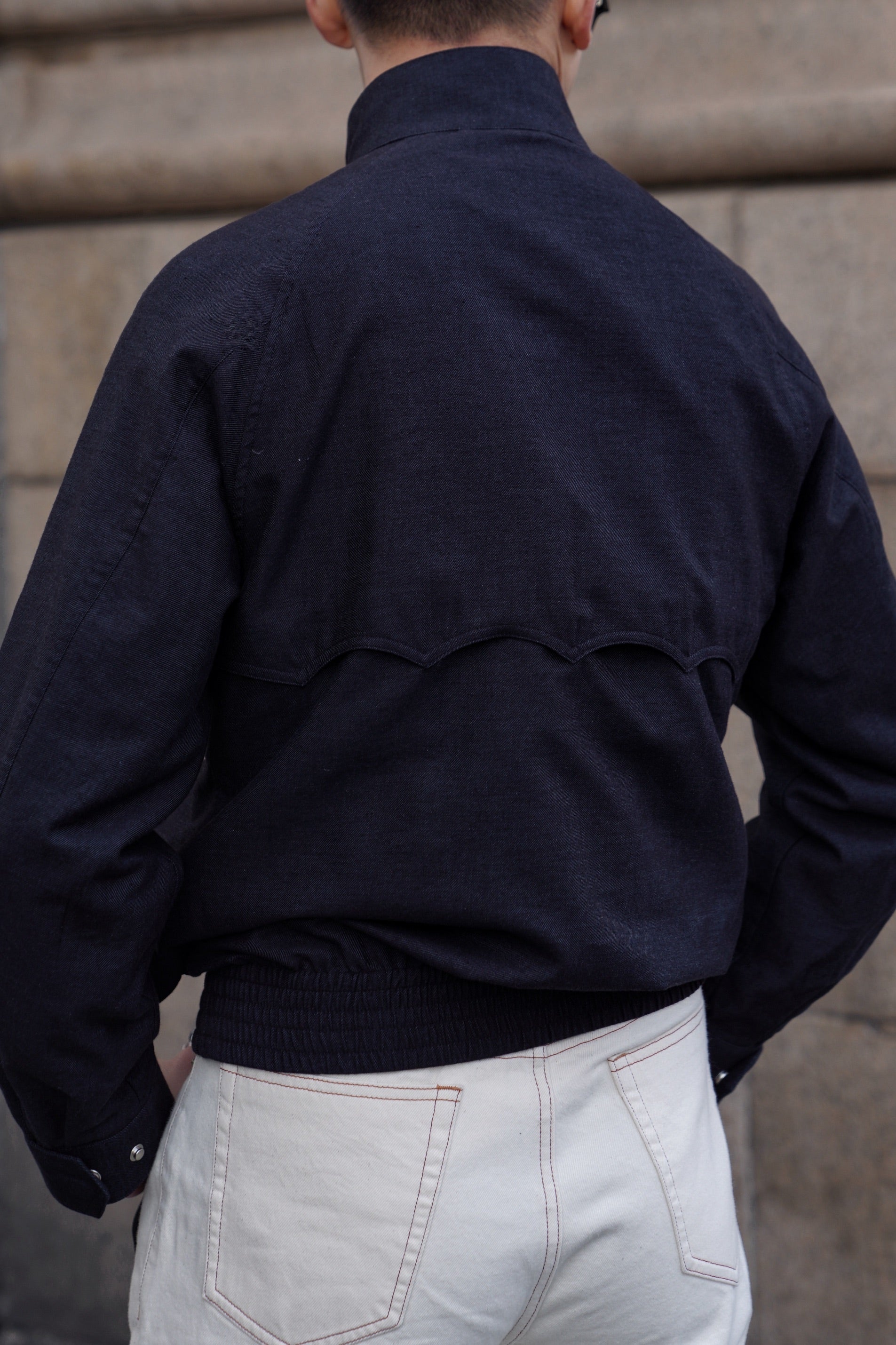 Navy Cotton Wool G9 Jacket