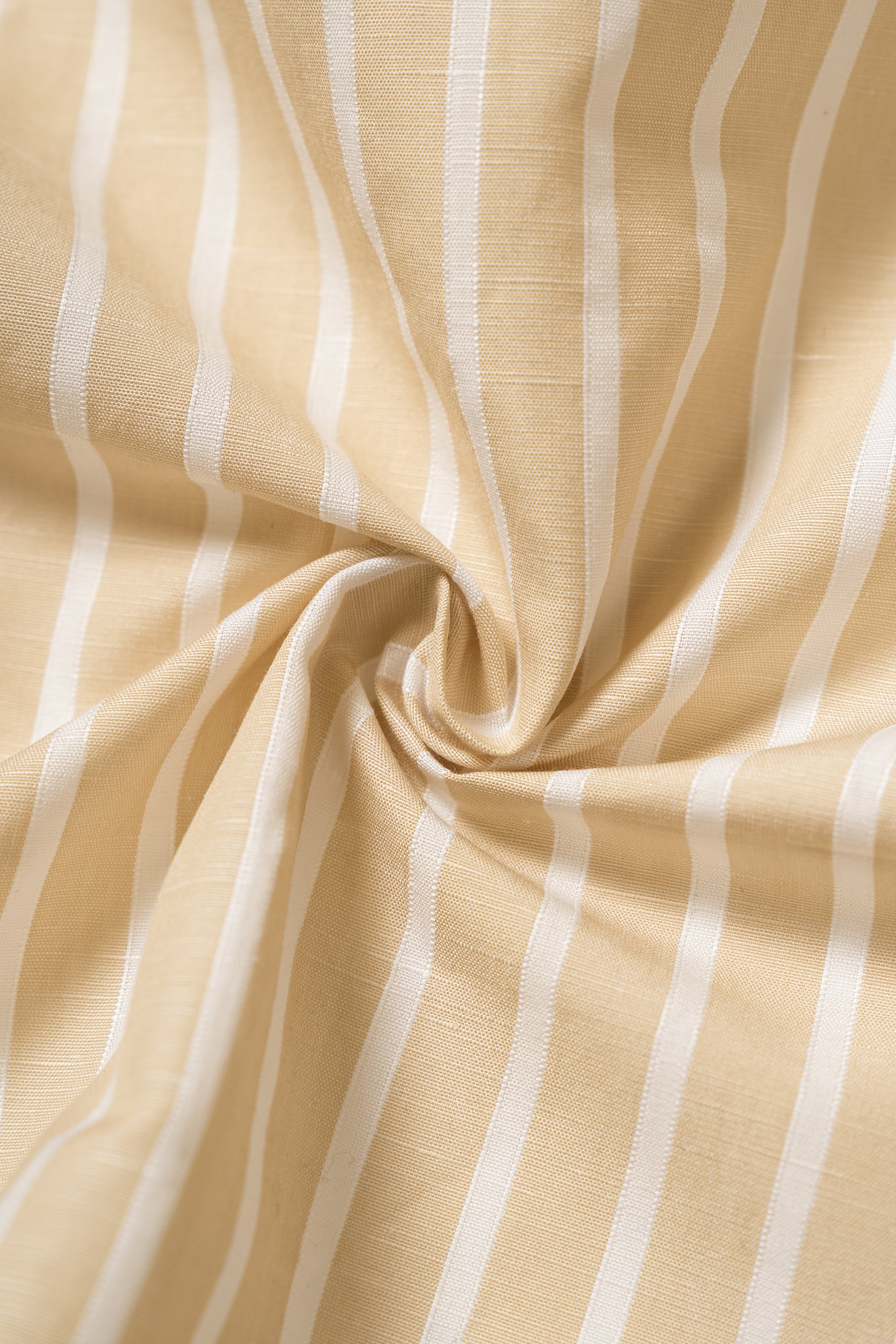 Cream Stripe Blending Shirt