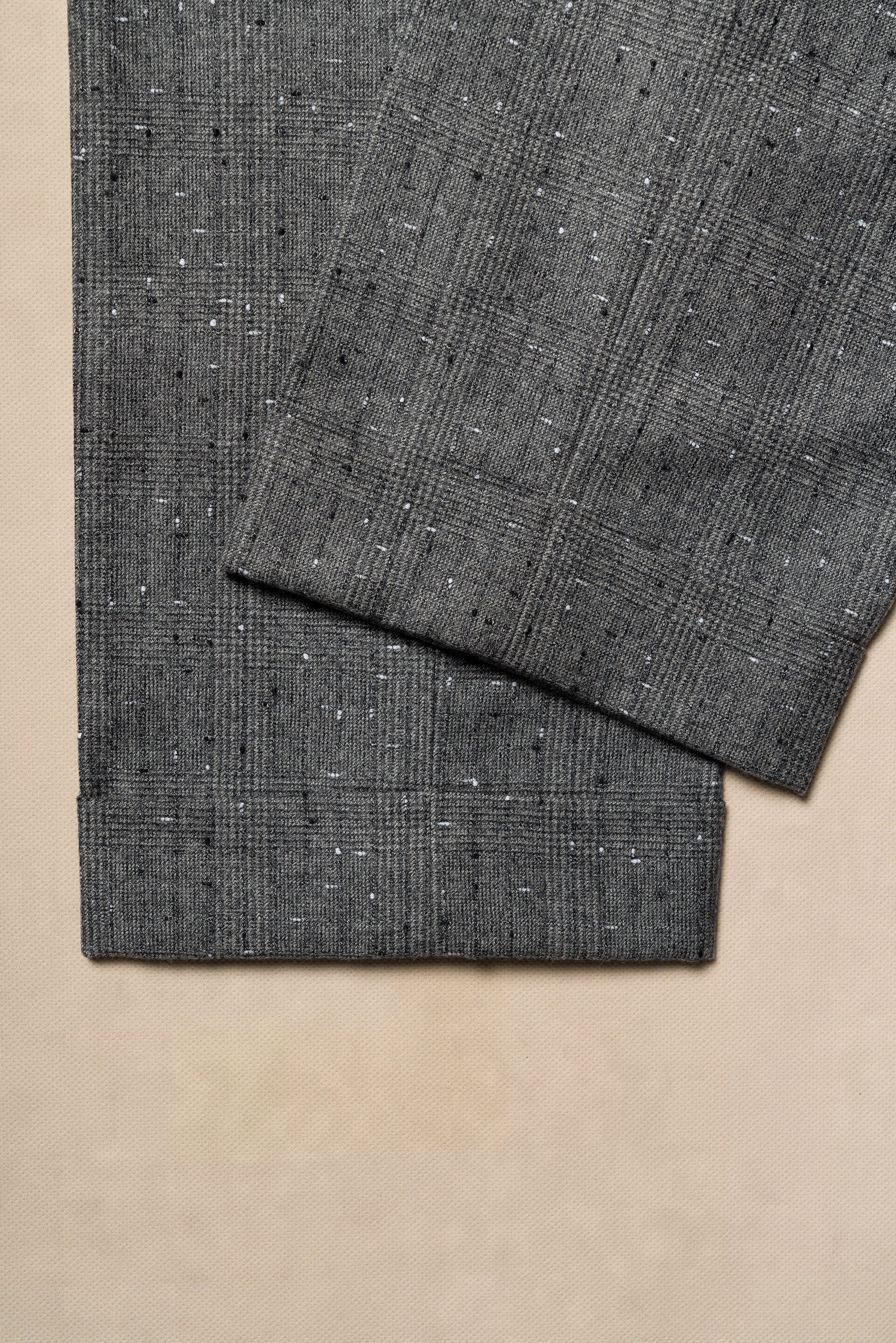 Grey Dotted Glen Check Suit