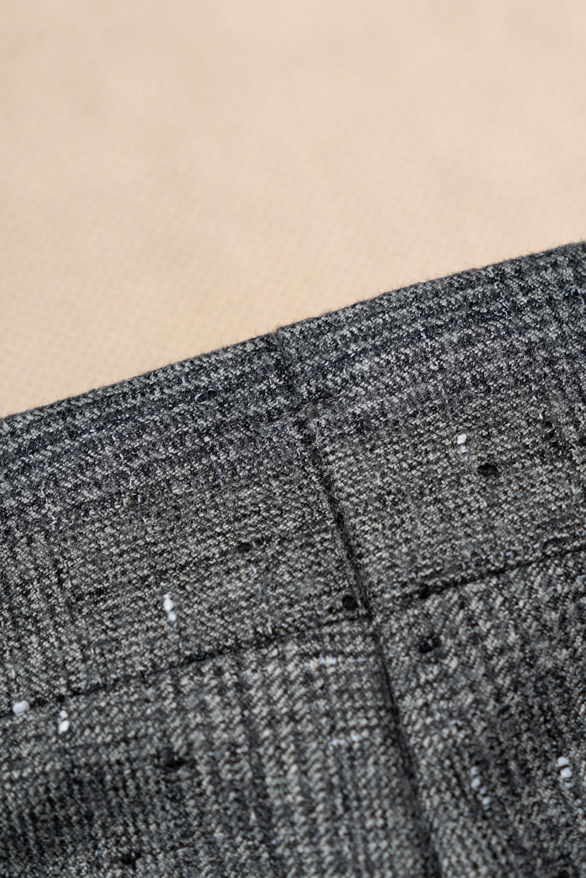Grey Dotted Glen Check Suit